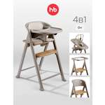 Стульчик для кормления Happy Baby Dorian серый