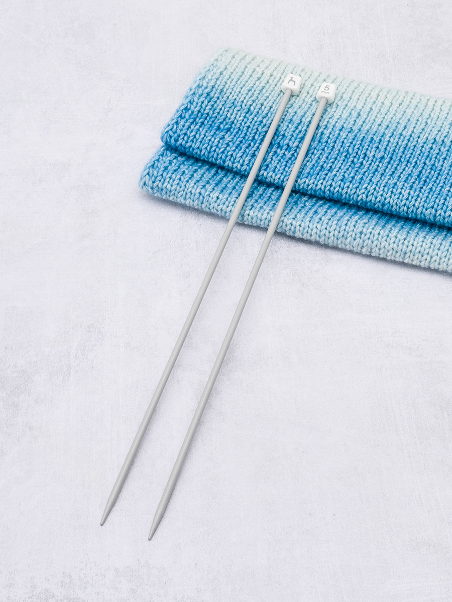 Спицы прямые Pony для вязания алюминиевые 5 мм 40 см 2 шт 34211 - фото 11