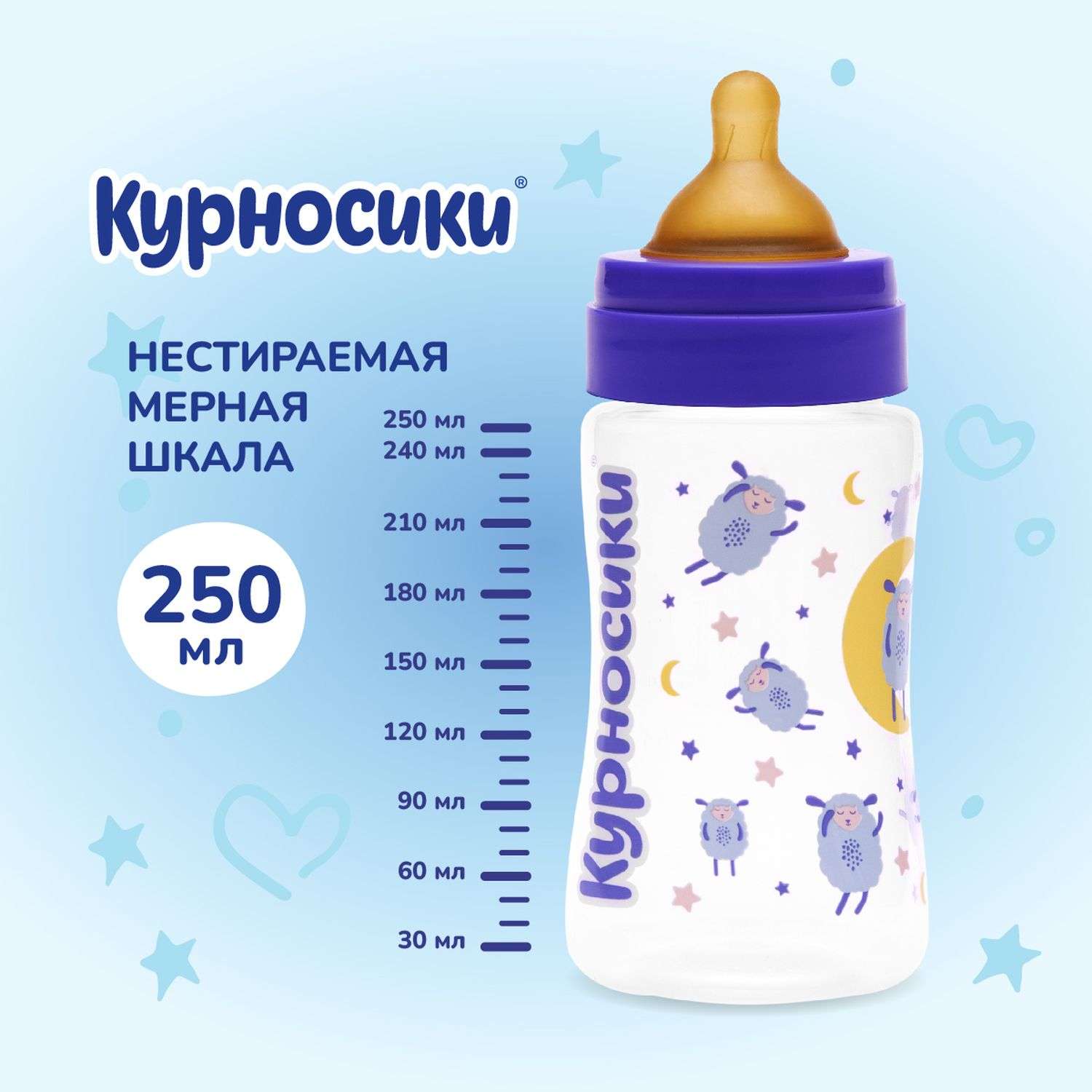 Бутылочка Курносики 250 мл - фото 13