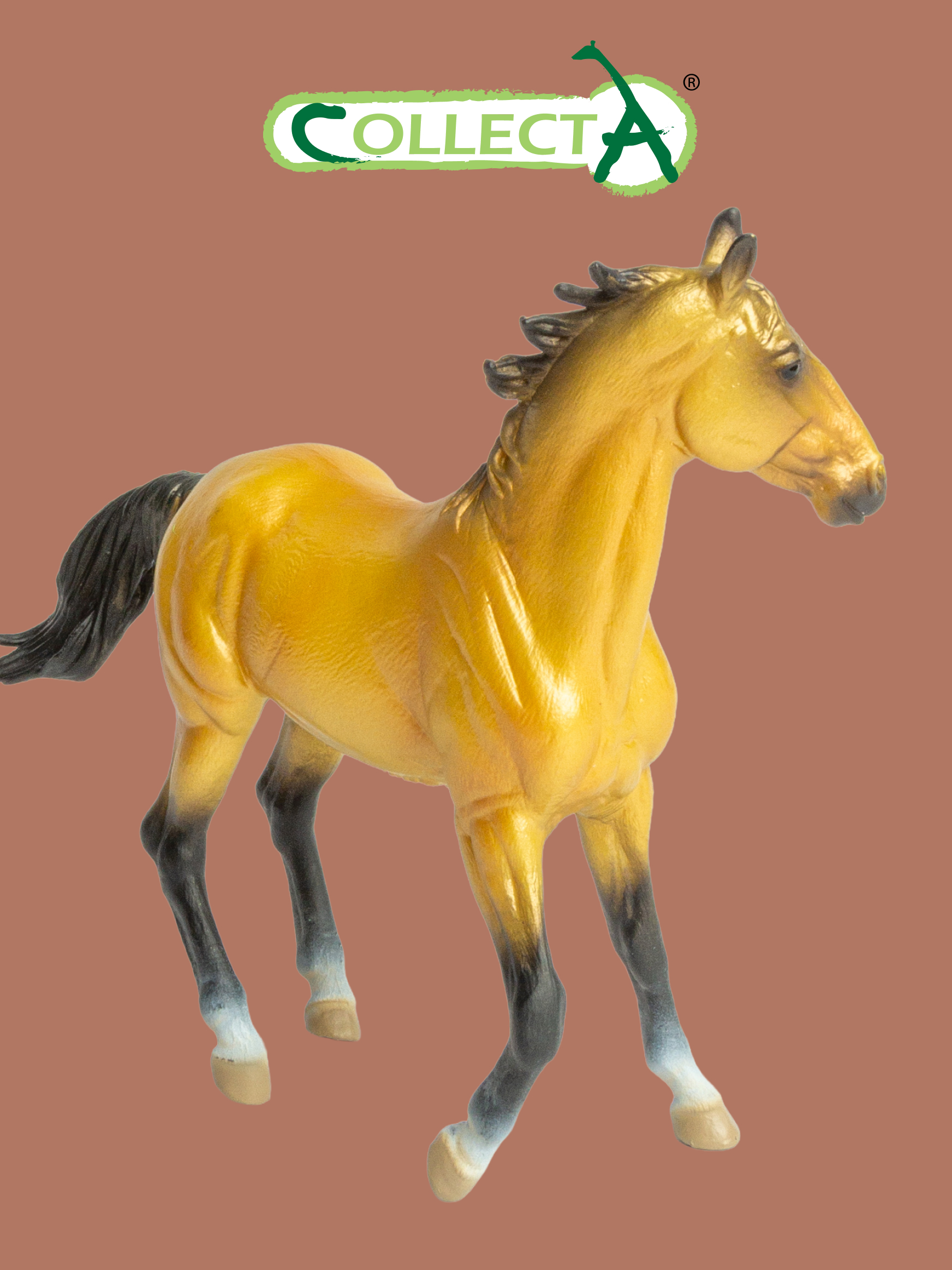 Фигурка Collecta Ахалтекинская кобыла Бакскин - фото 1