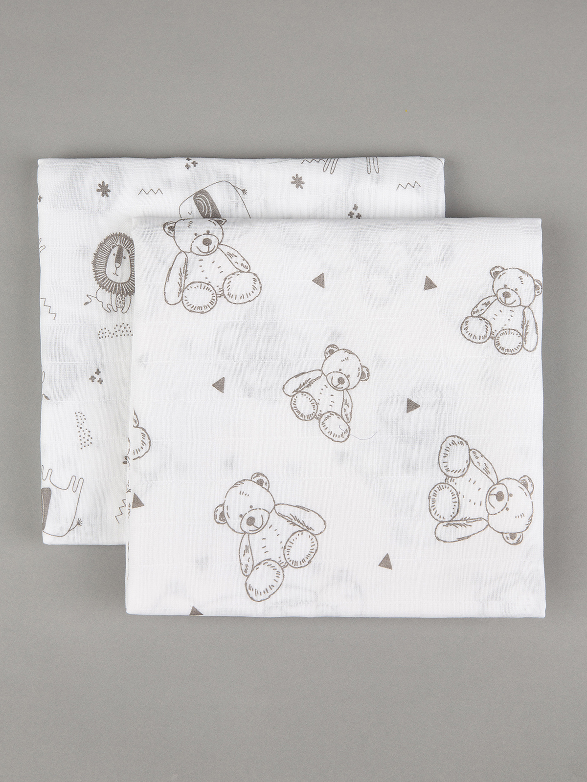 Пелёнка inlovery муслин 130x90 см 2 шт. - фото 23