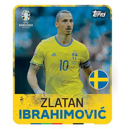 Наклейки topps Чемпионат Европы по футболу 10 шт.