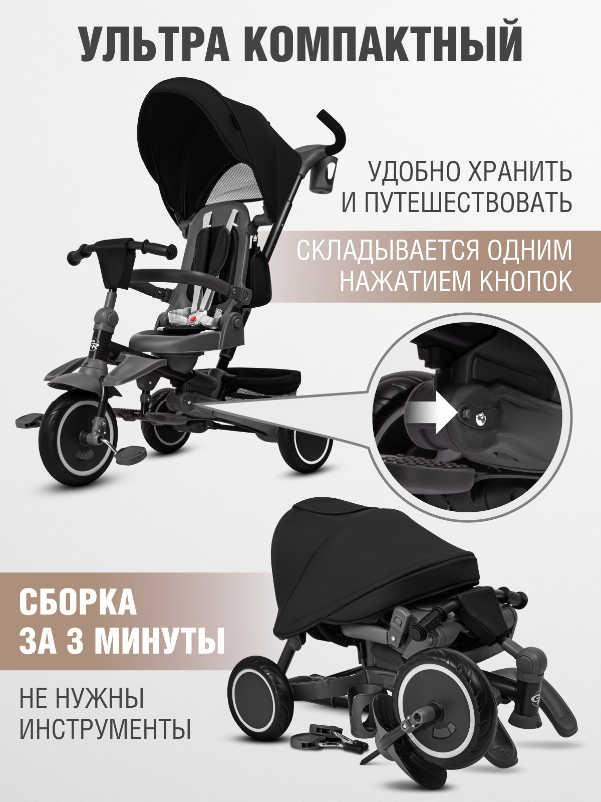 Трехколесный велосипед CITYRIDE - фото 3