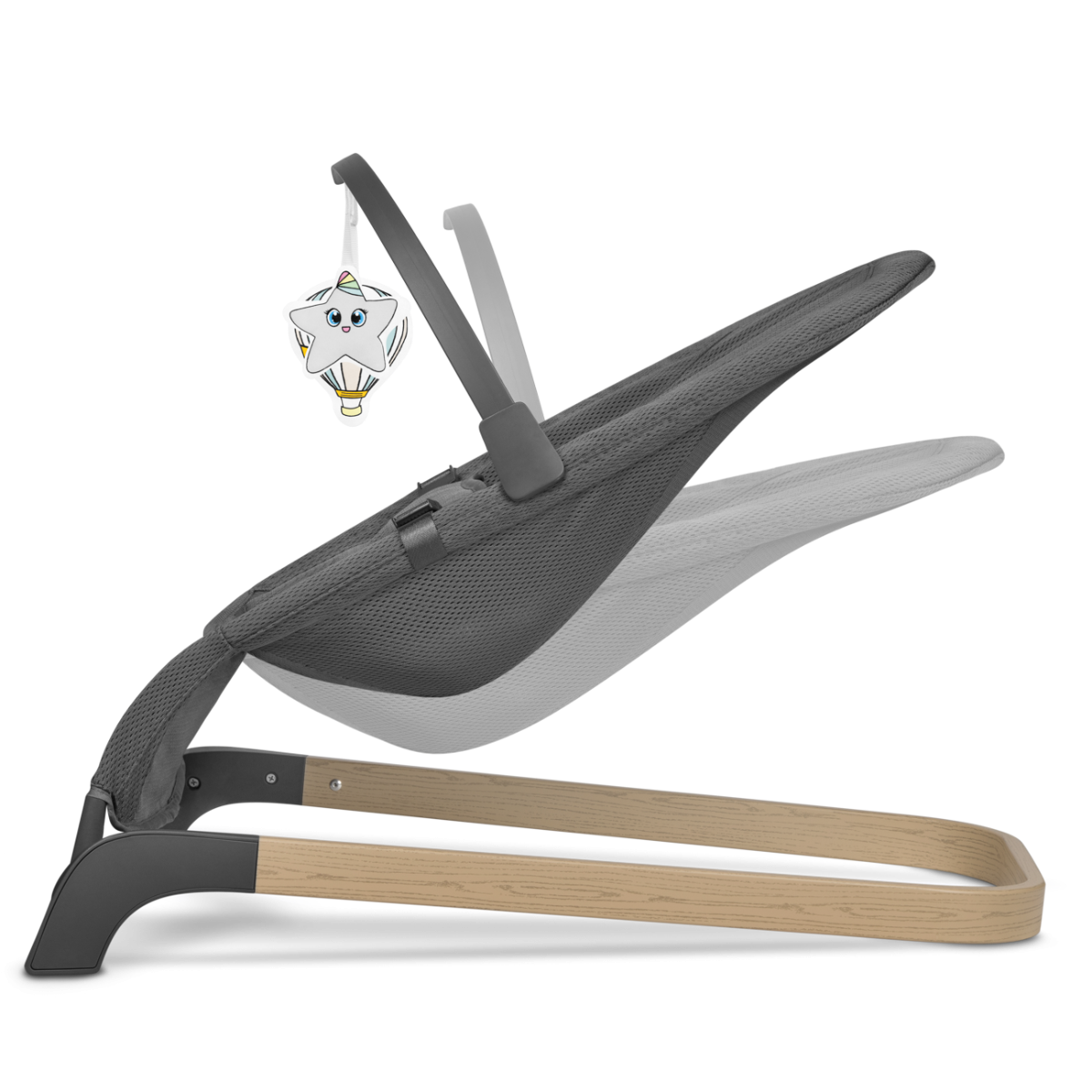 Шезлонг Lionelo June Air Grey Graphite - фото 5