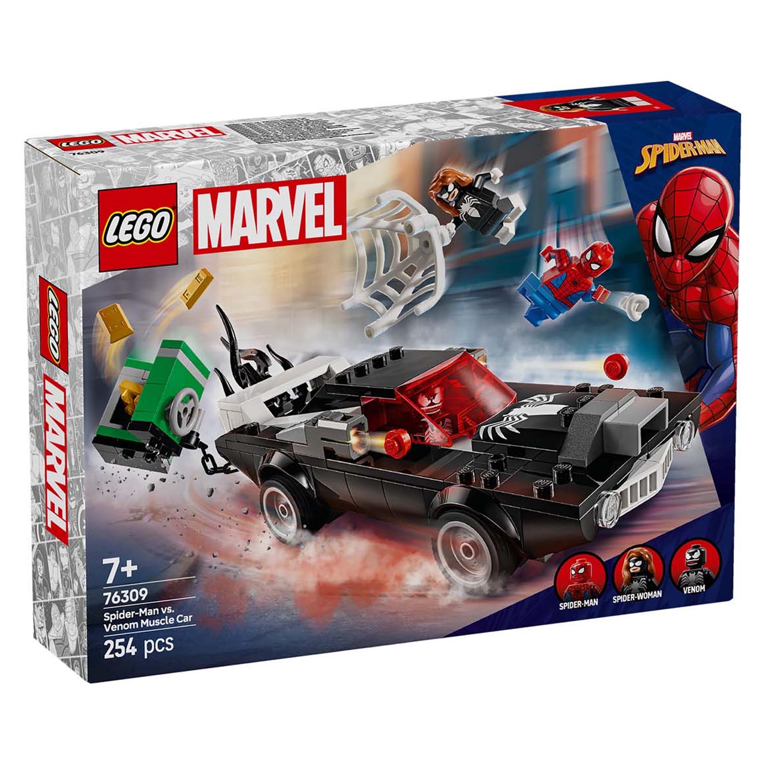 Конструктор LEGO Marvel Super Heroes Человека-Паук против Венома блочный - фото 6