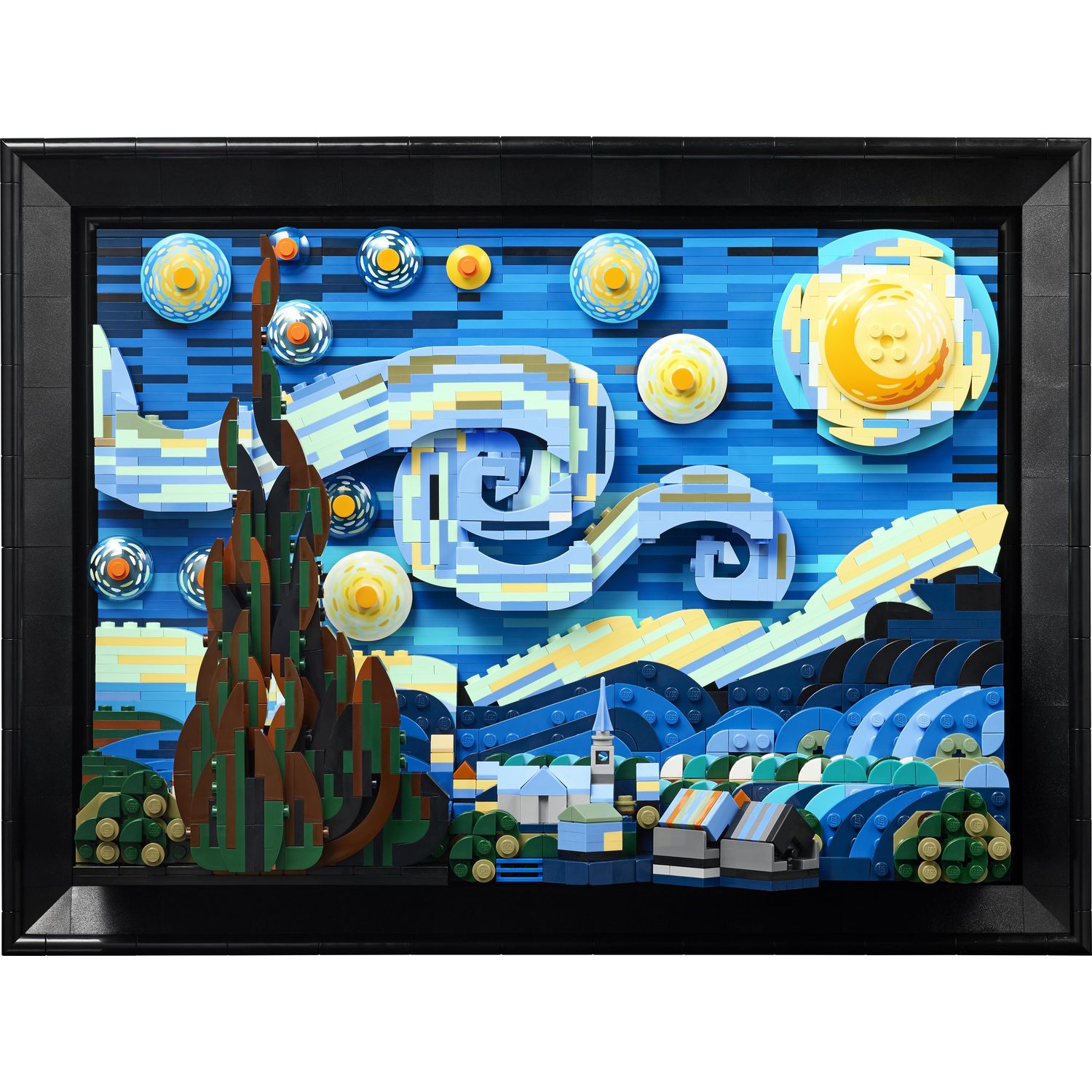 Конструктор LEGO Ideas Винсент Ван Гог Звёздная ночь - фото 3