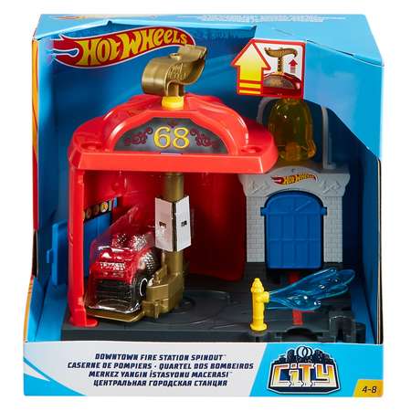 Трек Hot Wheels Пожарная станция