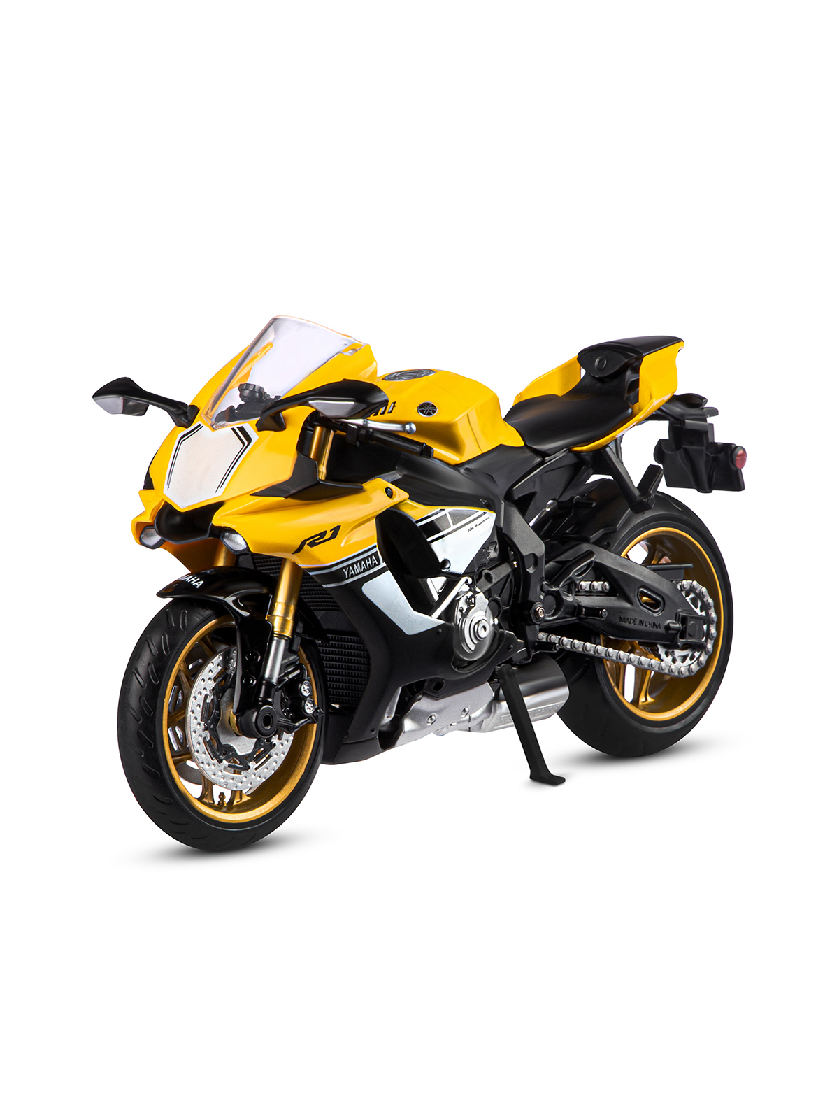 Мотоцикл АВТОпанорама Yamaha YZF R1 1:12 JB1251602 - фото 8