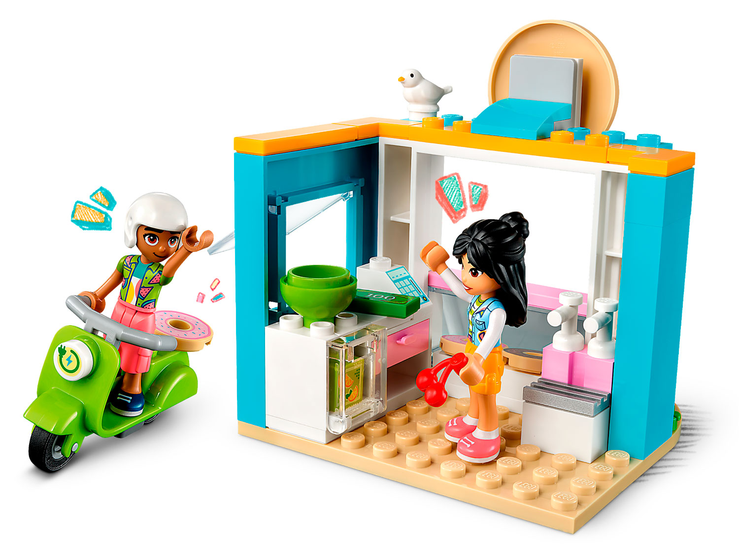 Конструктор LEGO Friends Магазин пончиков - фото 3