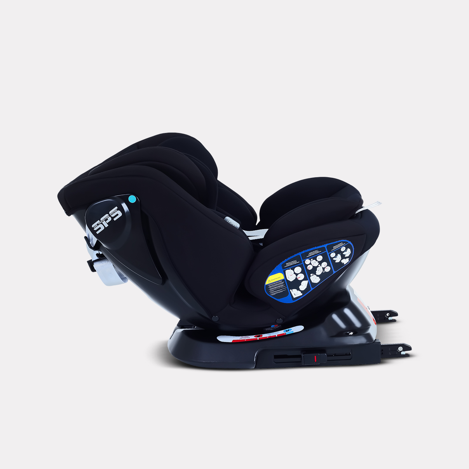 Автокресло Rant NITRO New isofix Isofix 0+/1/2/3 (0-36 кг) черный - фото 3