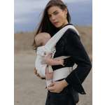 Переноска для новорожденных Timikbaby эргорюкзак белый плюш