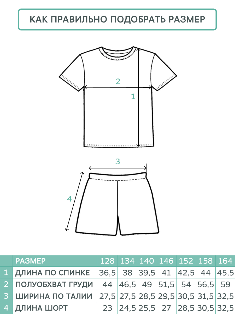 Пижама ДО-Детская Одежда 004К8/мятный10 - фото 8