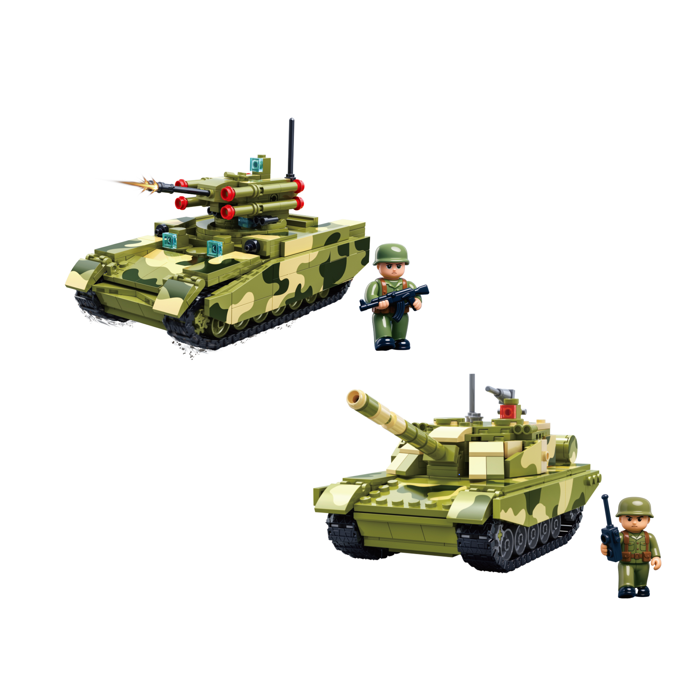 Конструктор BY Танк 325 дет. - фото 3