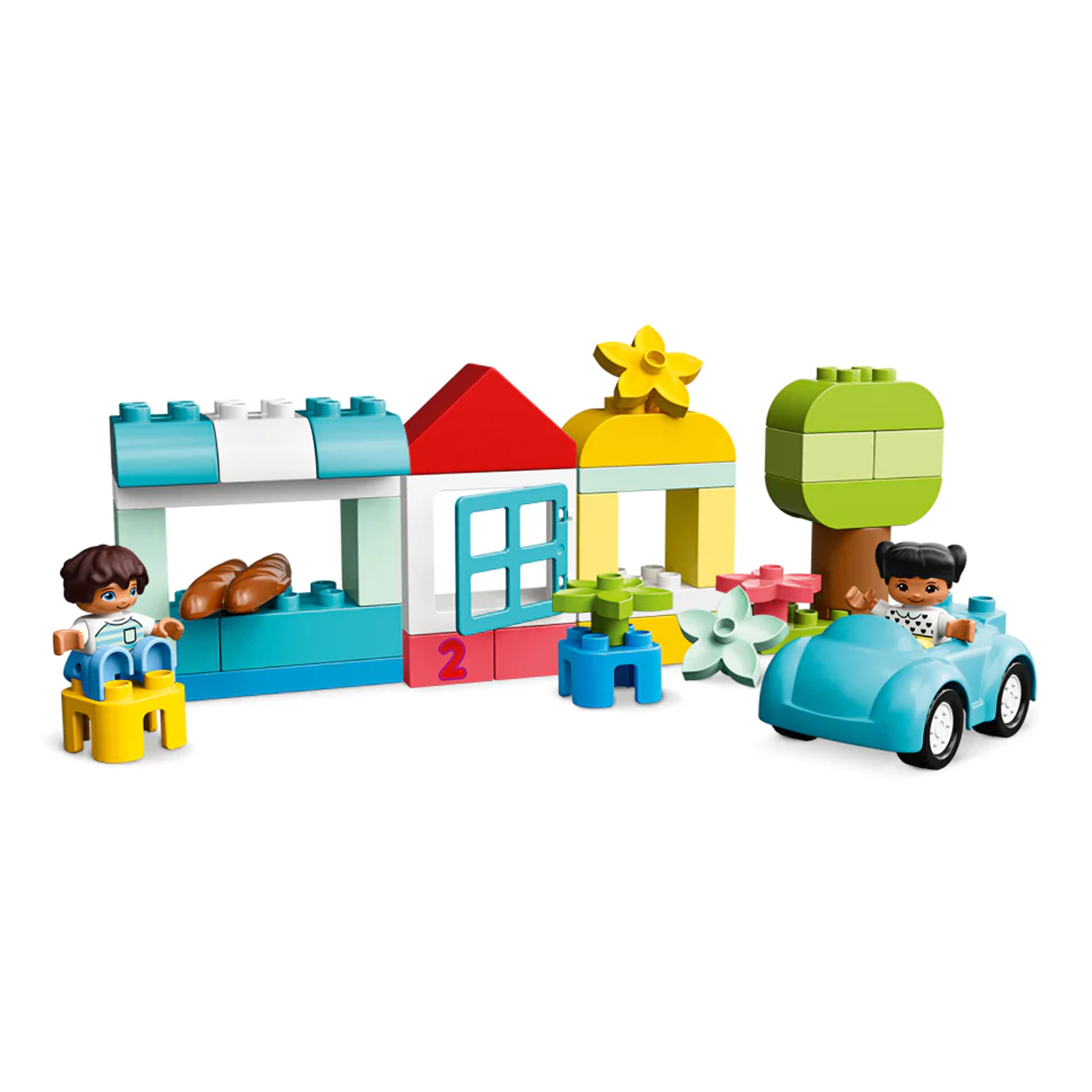 Конструктор LEGO DUPLO Коробка с кубиками 65 дет. - фото 2