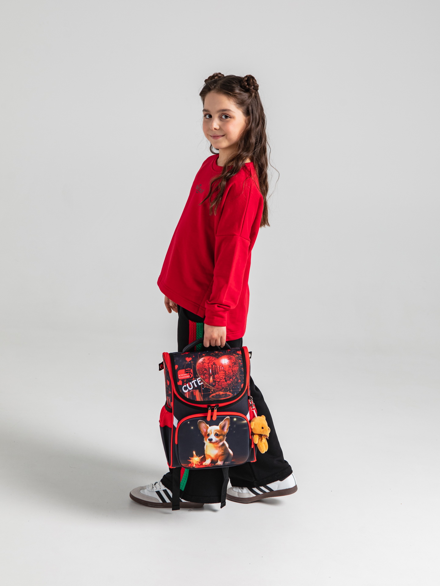 Ранец School Standard анатомическая спинка + брелок - фото 5