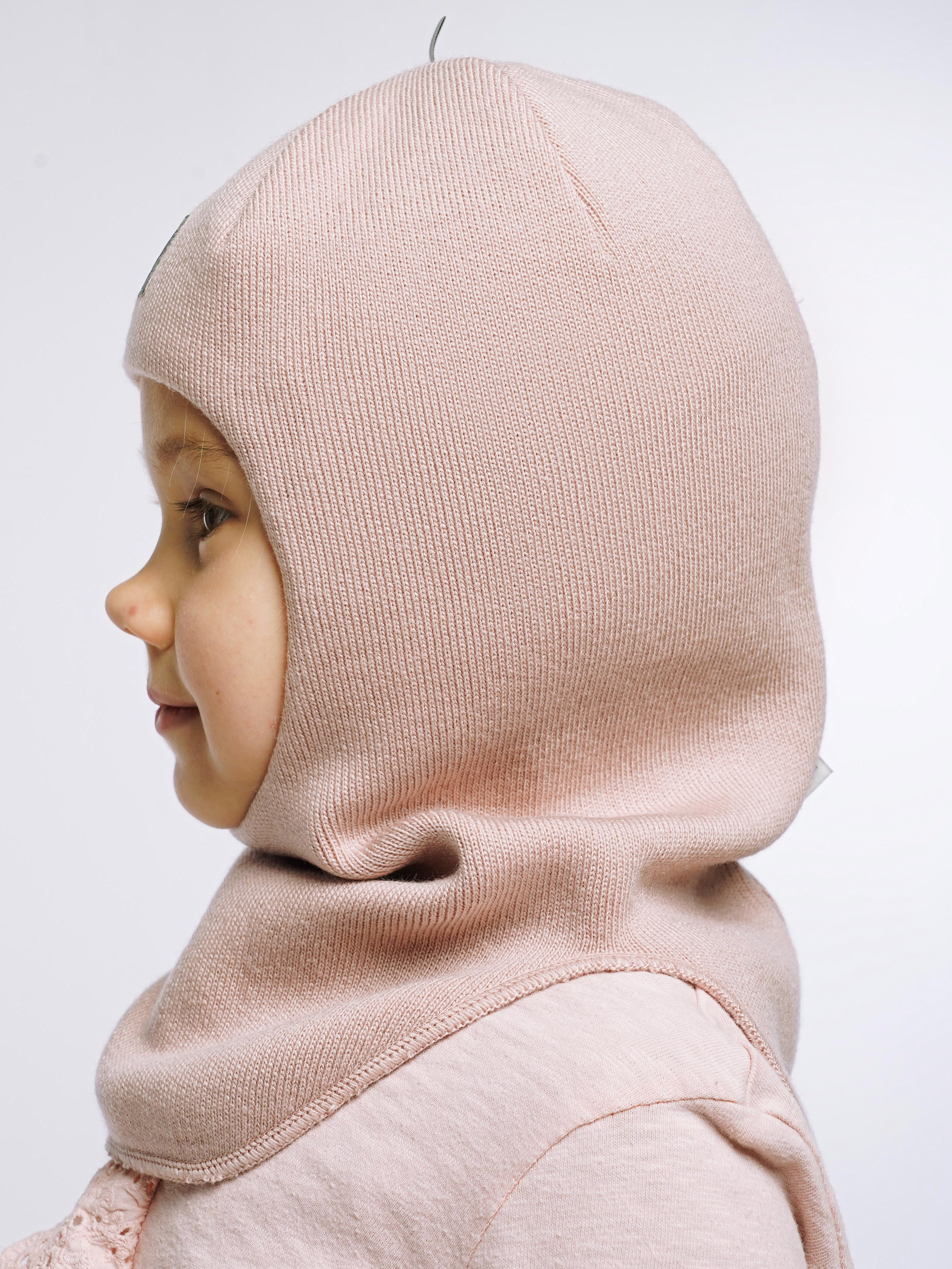 Шапка-шлем ПриКиндер MH3-6070/1 Цвет: Пудровый - фото 3