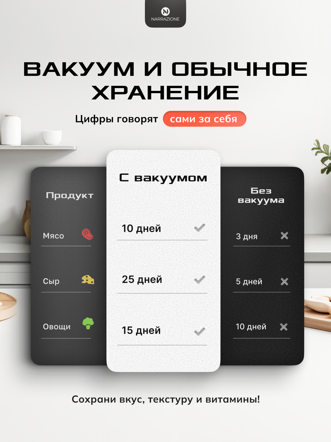 Вакууматор для продуктов 0 eight VS6606X вакуумный упаковщик - фото 7