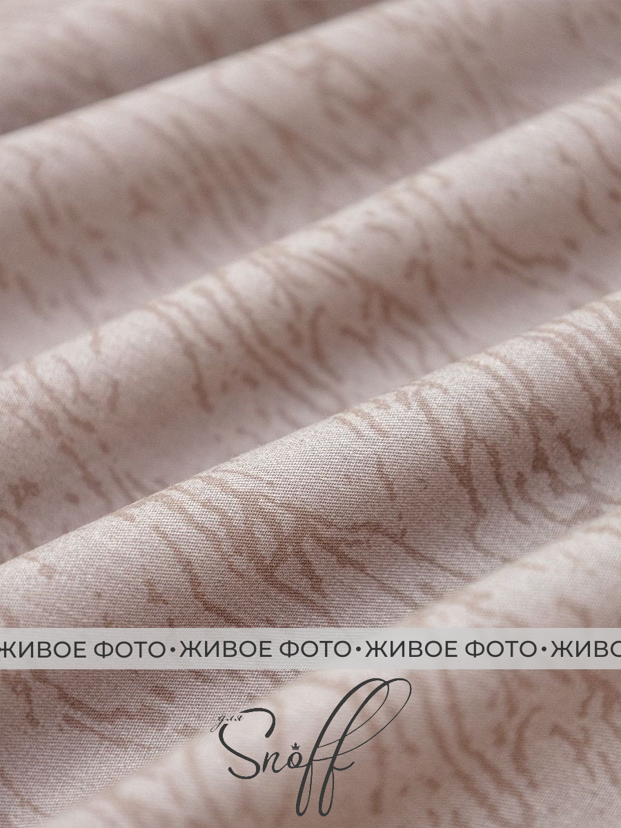 Комплект постельного белья для SNOFF Вэйв сатин двуспальный 4 предм. - фото 8