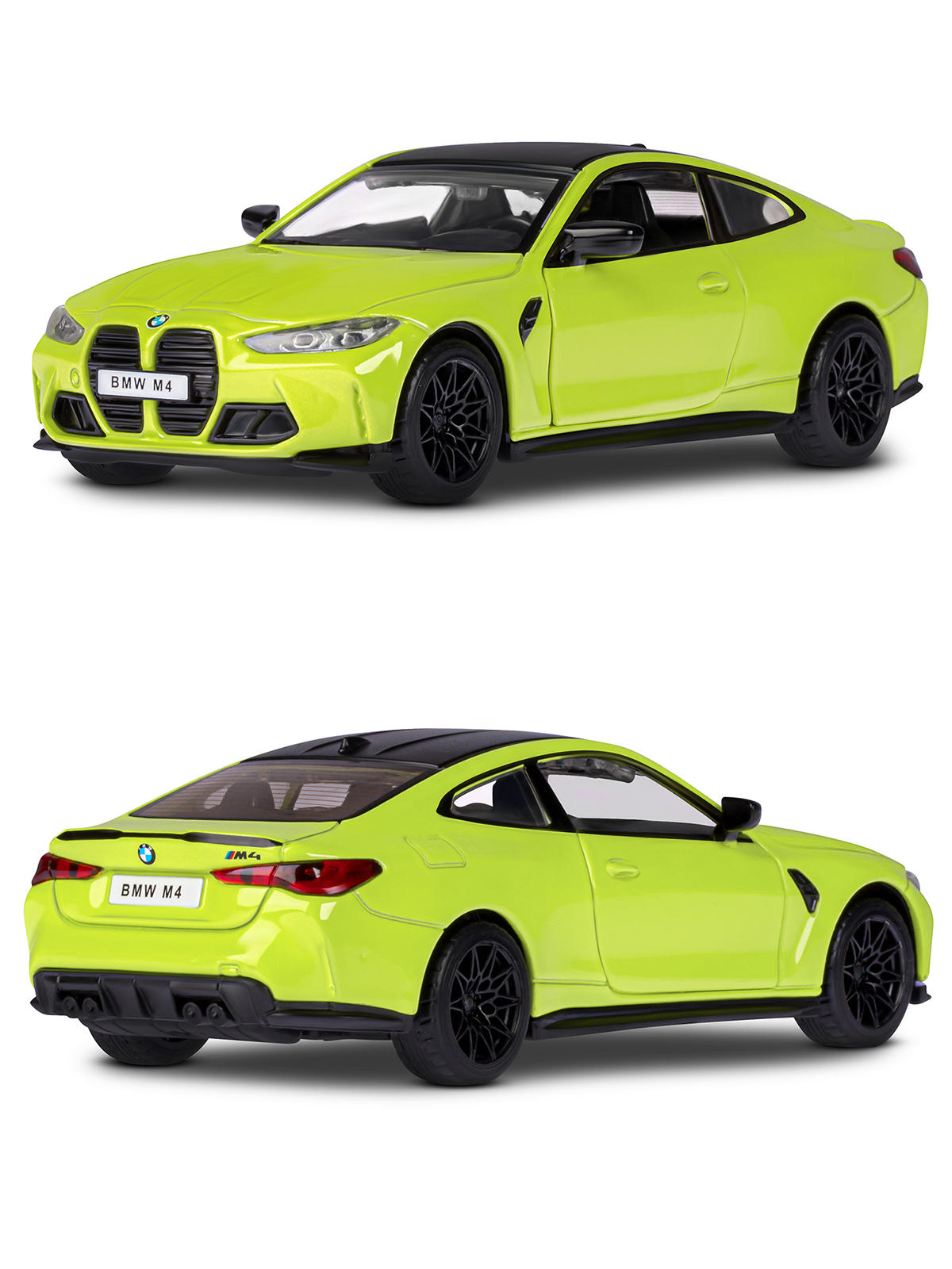 Автомобиль АВТОпанорама BMW M4 (G82) 1:32 JB1251595 - фото 11