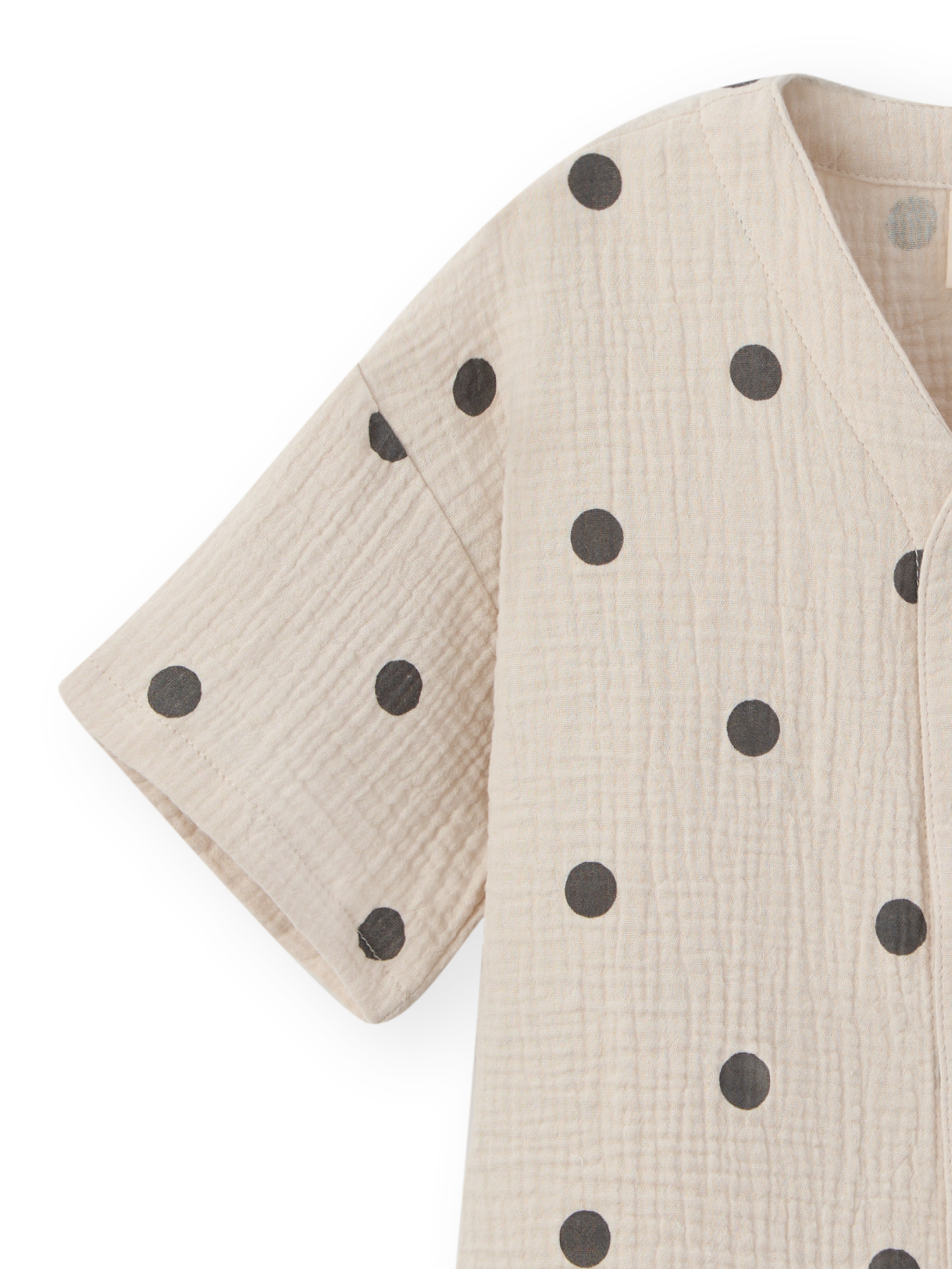 Рубашка Happy Baby 88130-1_beige with dots - фото 7