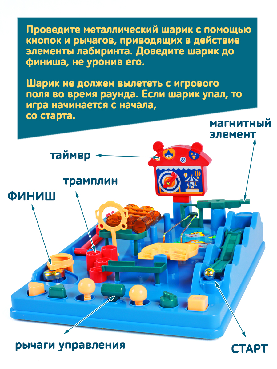 Настольная игра Icoy toys Приключения Шарика - фото 2