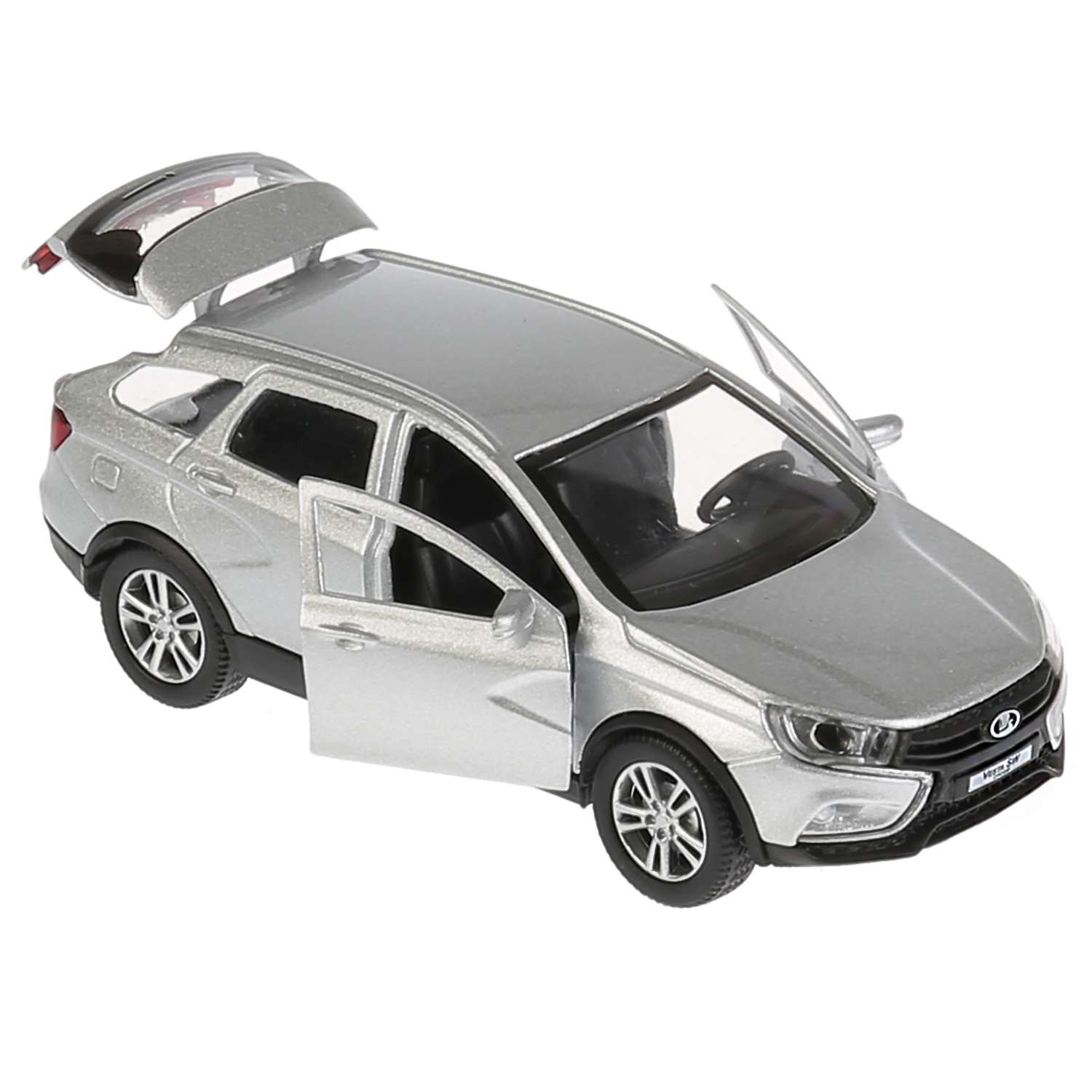 Машина Технопарк Lada Vesta SW Cross Серебристая 270423 270423.0 - фото 4