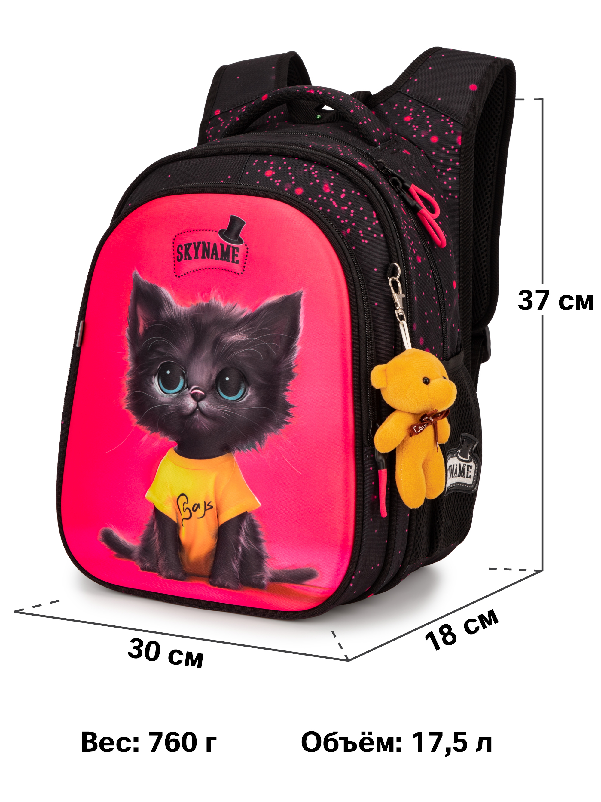 Рюкзак SkyName 1-4 класс, набор 4 в 1 - фото 13