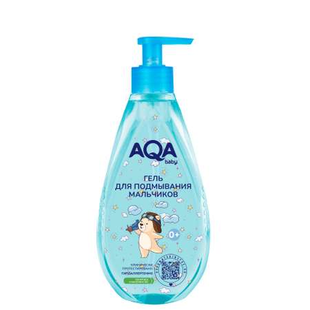 Гель для подмывания AQA baby для мальчиков 250мл с 0месяцев