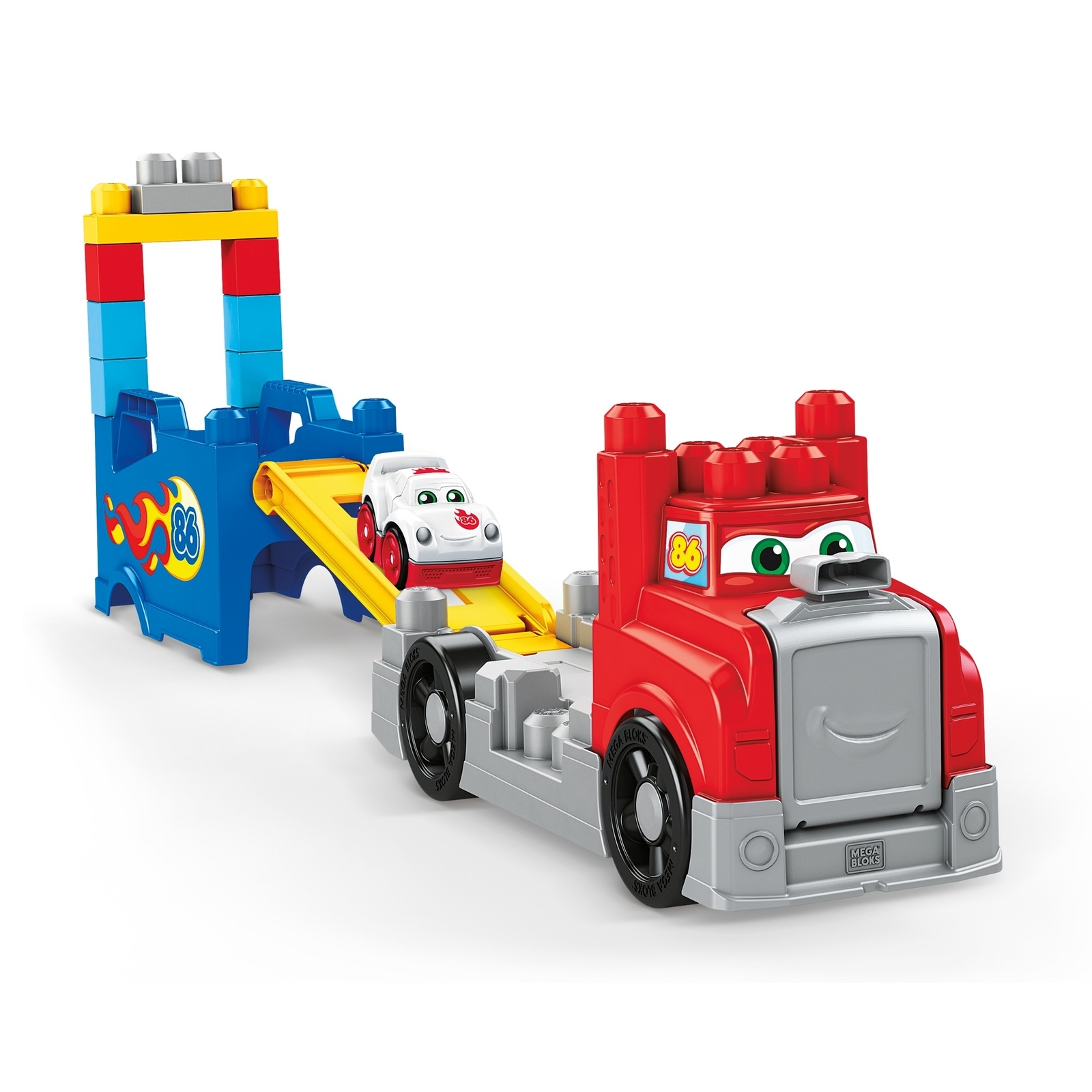 Конструктор Mega Bloks Большая машинка для гонок 12 дет. - фото 13