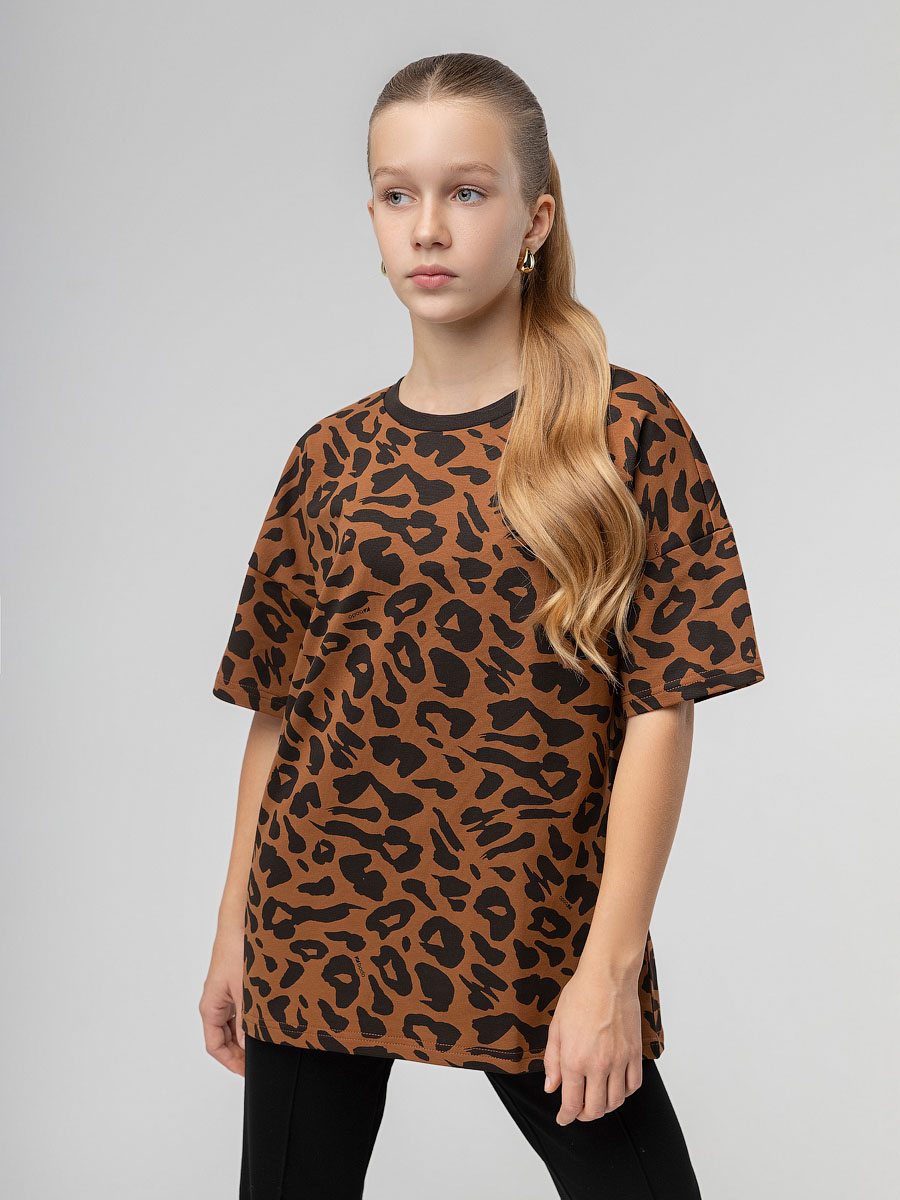 Футболка Bodo 36-122MU_коричневый (черный) - фото 5