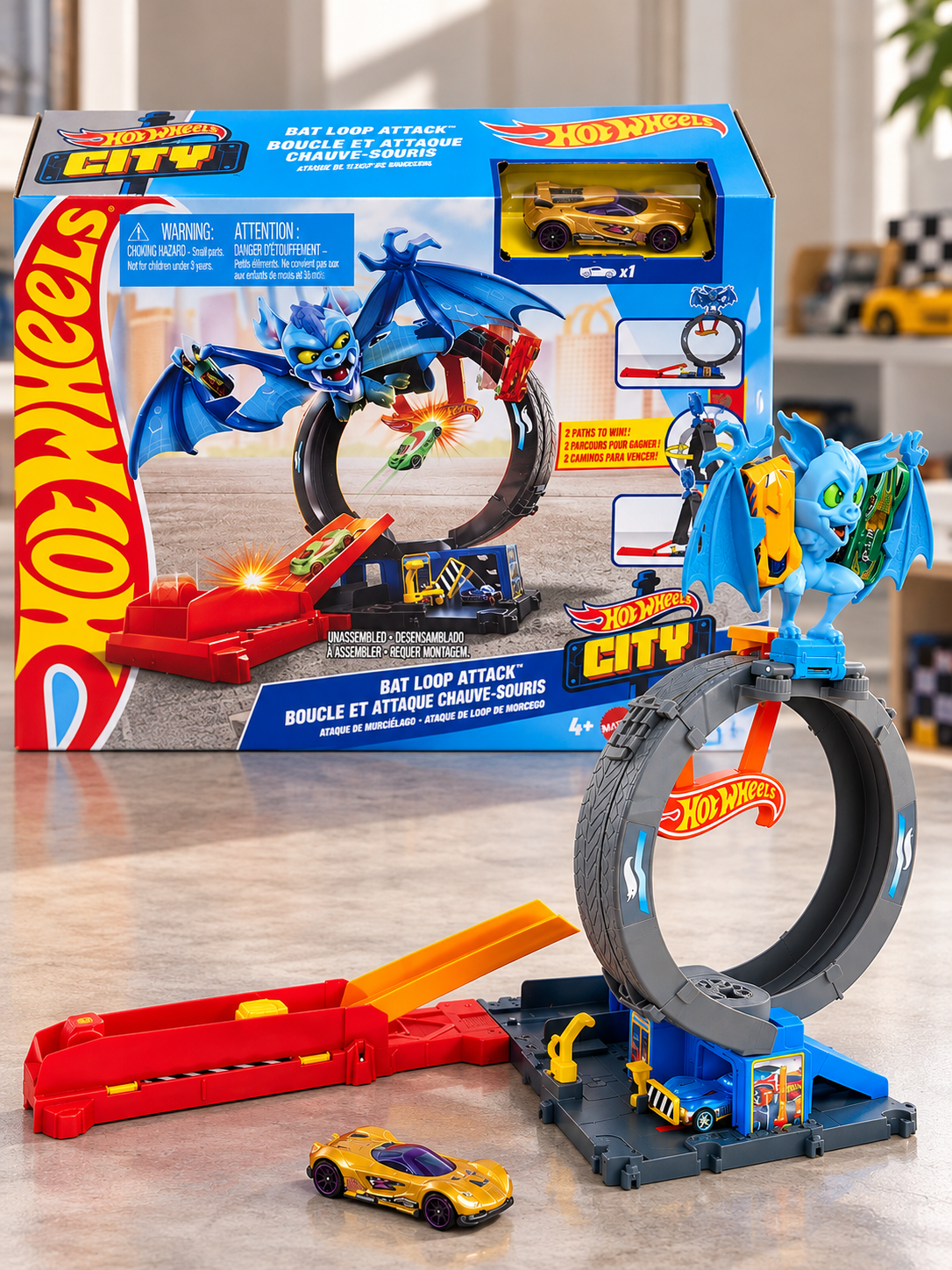 Изображение товара Трек Hot Wheels City Bat Loop Attack