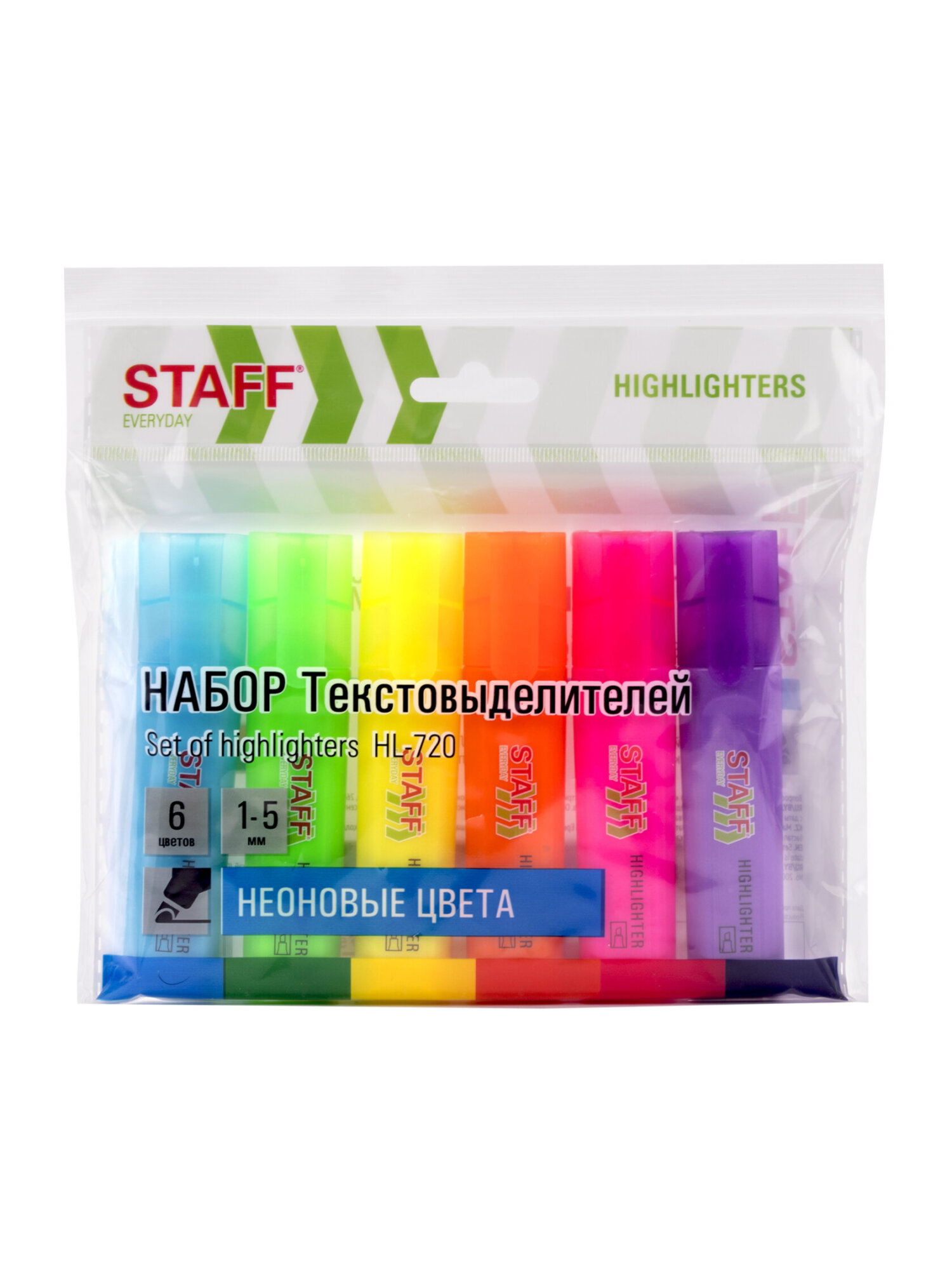 Текстовыделители Staff 6 шт. - фото 8