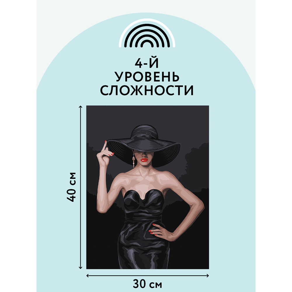 Картина по номерам ТРИ СОВЫ Высокая мода - фото 4