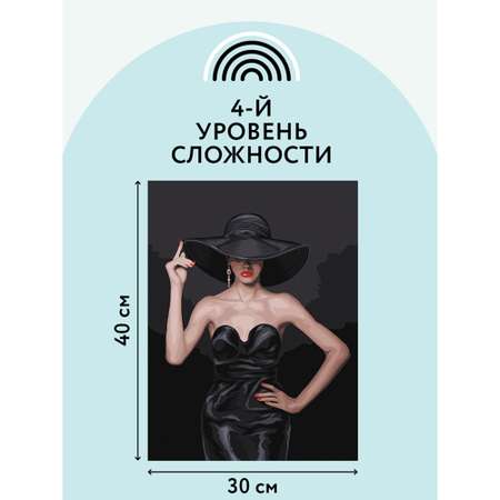 Картина по номерам ТРИ СОВЫ Высокая мода