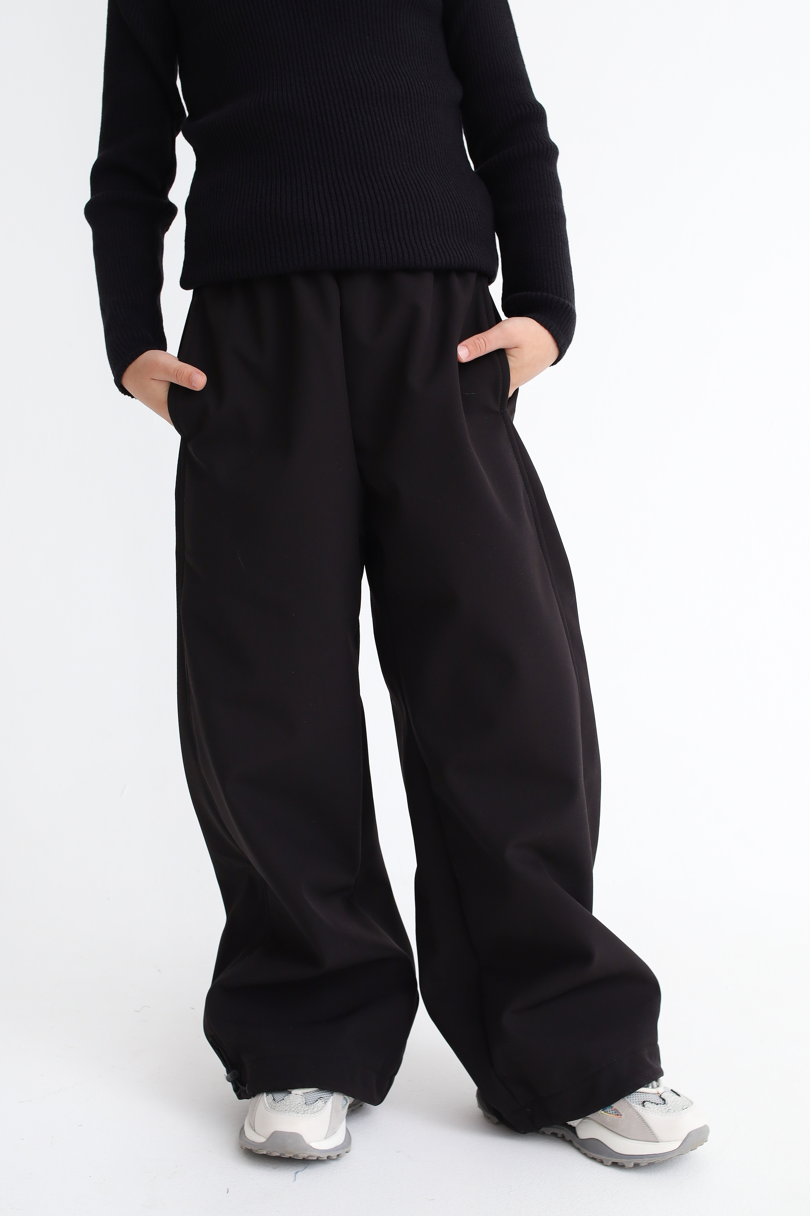 Брюки MINIDINO В-Б-012Брюки софтшелл Trek черный - фото 1