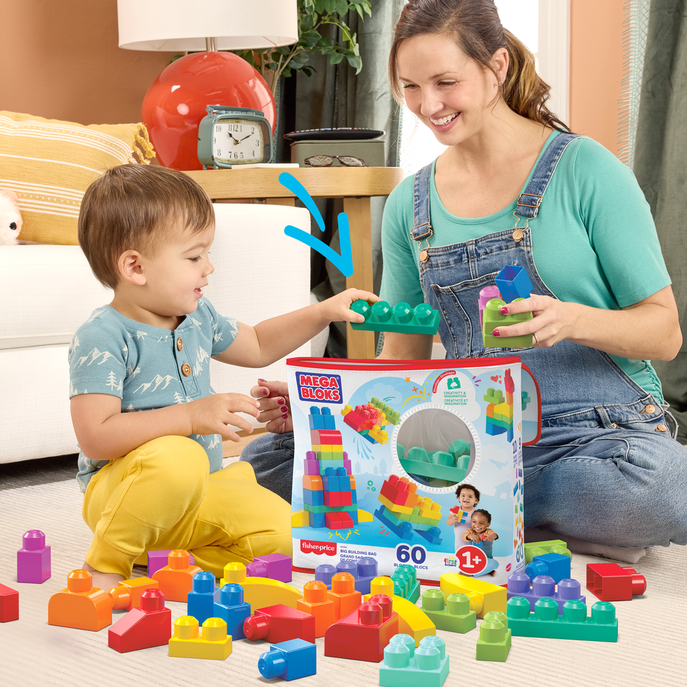Конструктор Mega Bloks First Builders 60 дет. - фото 6