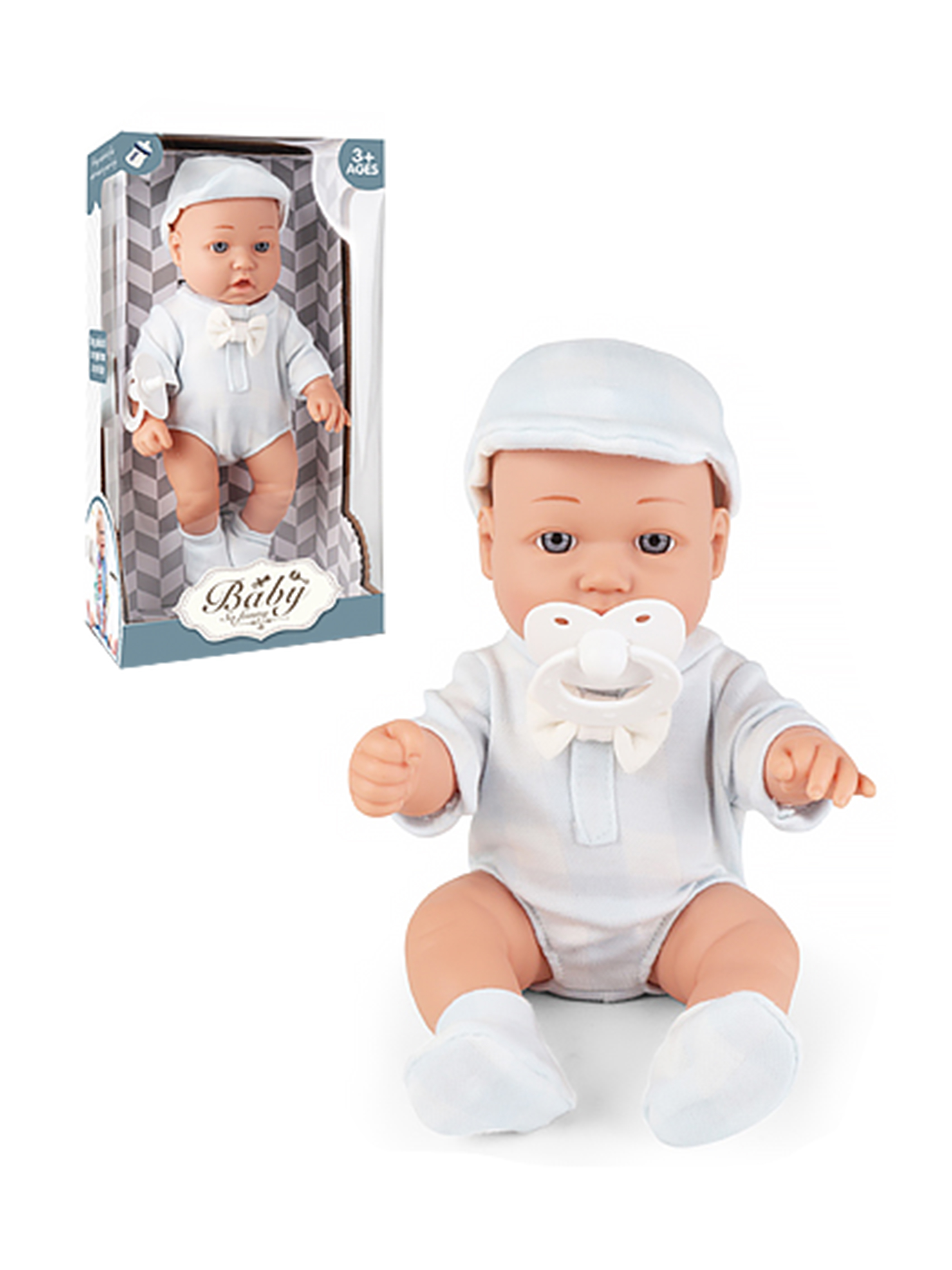 Кукла пупс Наша Игрушка высота 30 см 656202 - фото 1