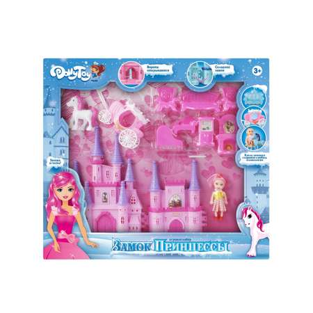 Домик для кукол DollyToy 33 см с мебелью