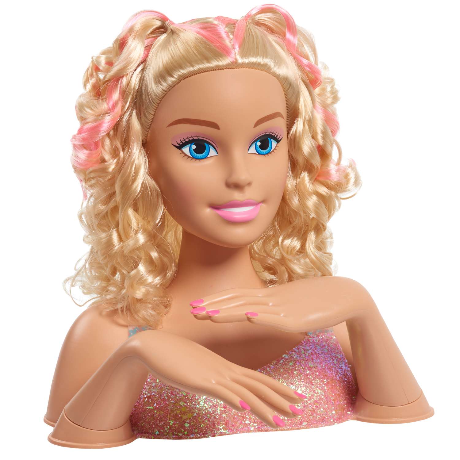 Игрушка Barbie торс для причесок - фото 6