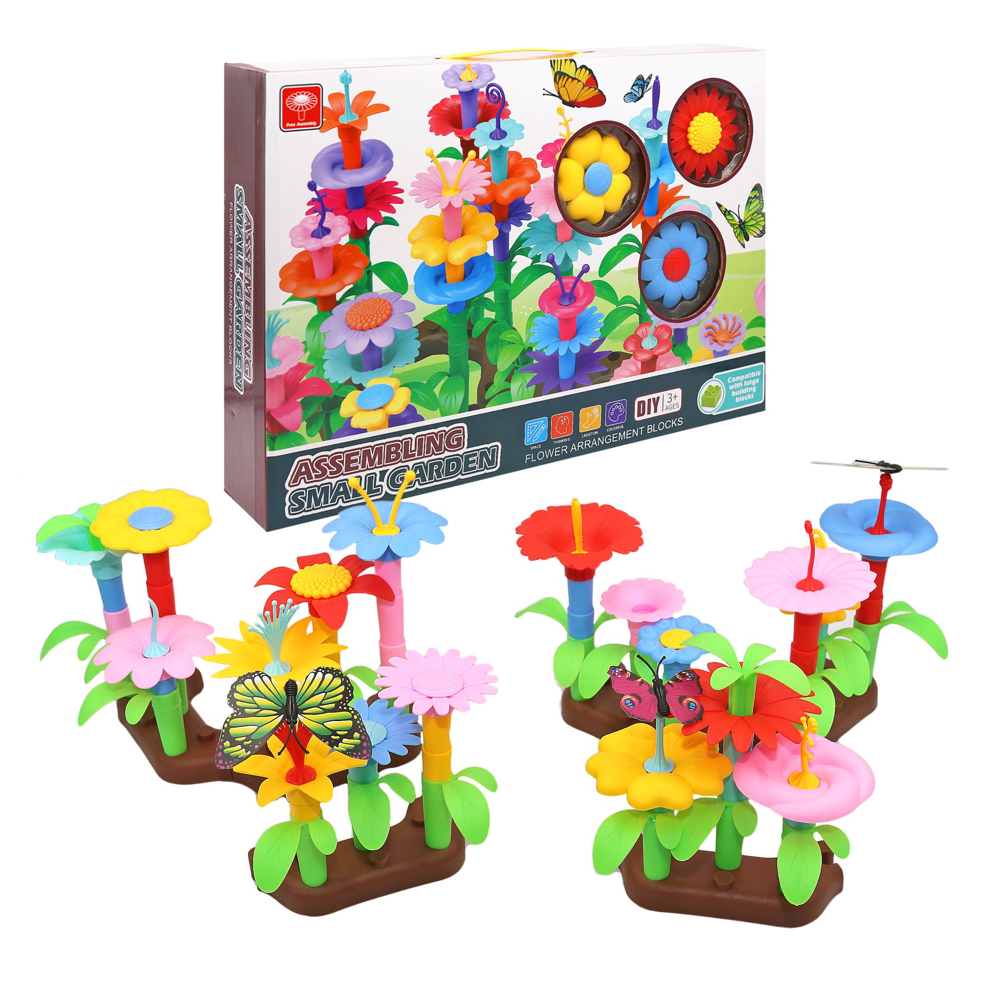 Конструктор SHARKTOYS Цветы - фото 1