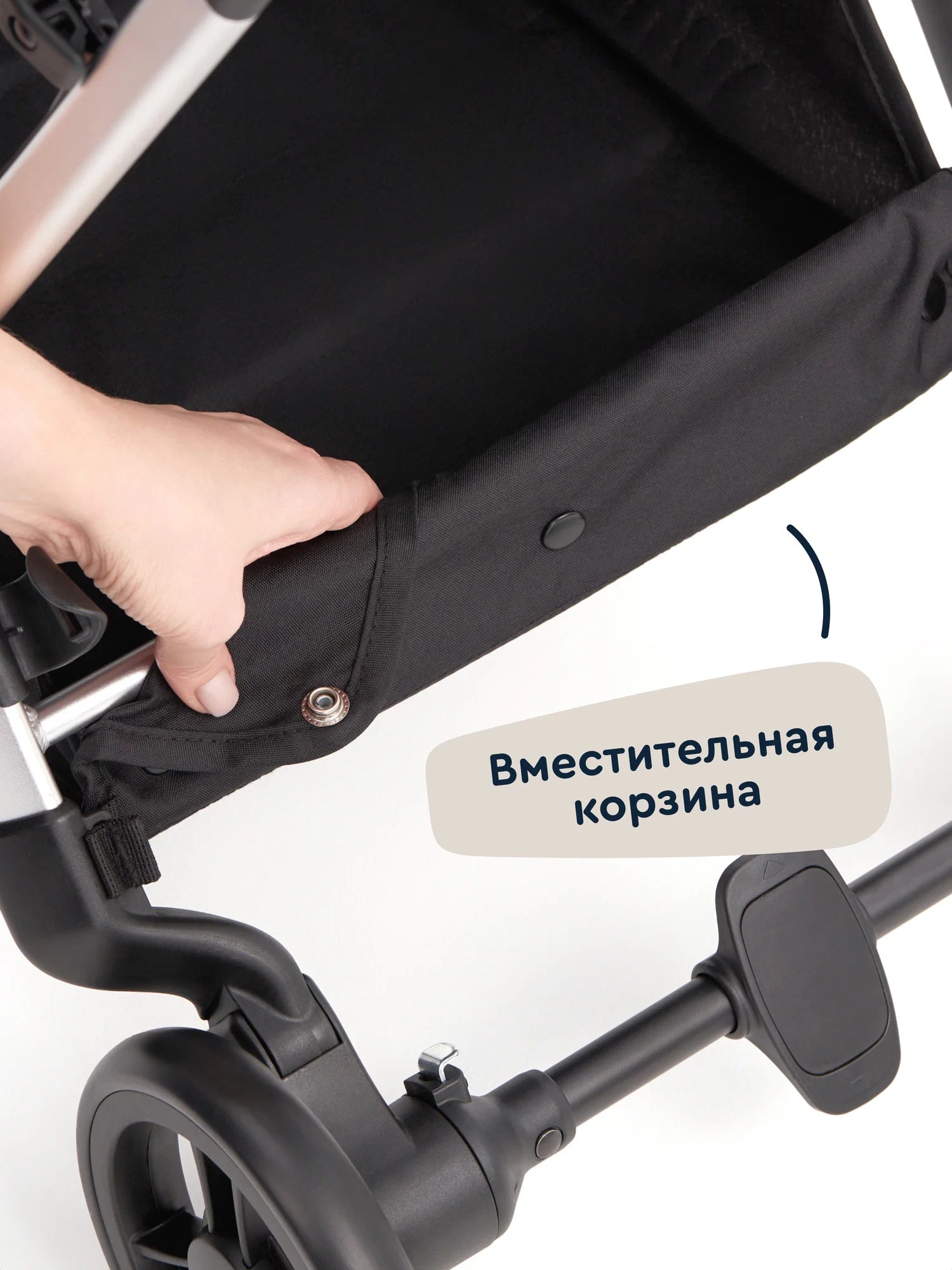 Коляска прогулочная Junion Kidibeep бежевый - фото 24