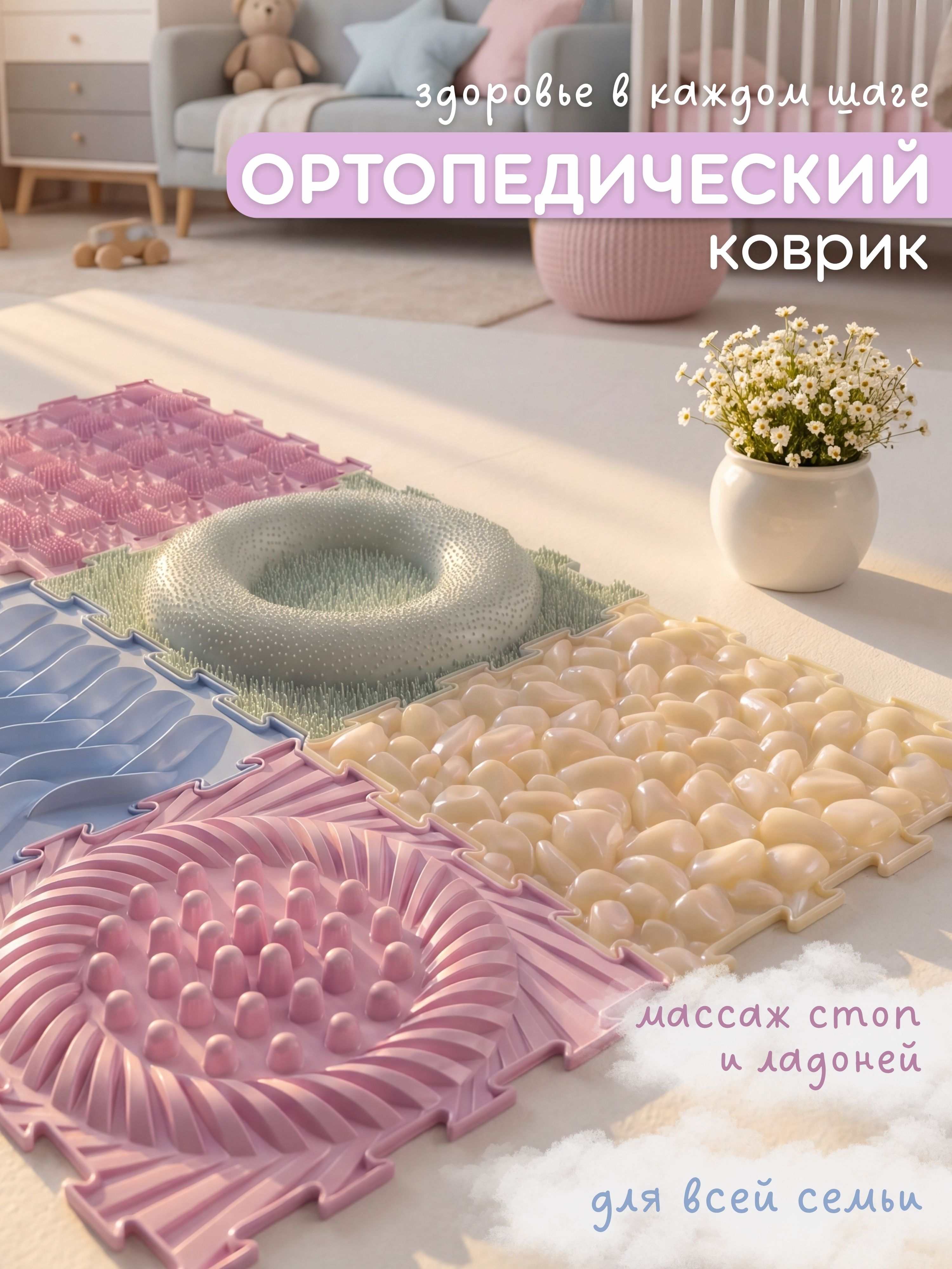 Изображение товара Коврик-пазл ARTSTEP массажный развивающий детский 25 x 118 см Изображение товара Коврик-пазл ARTSTEP массажный развивающий детский 25 x 118 см