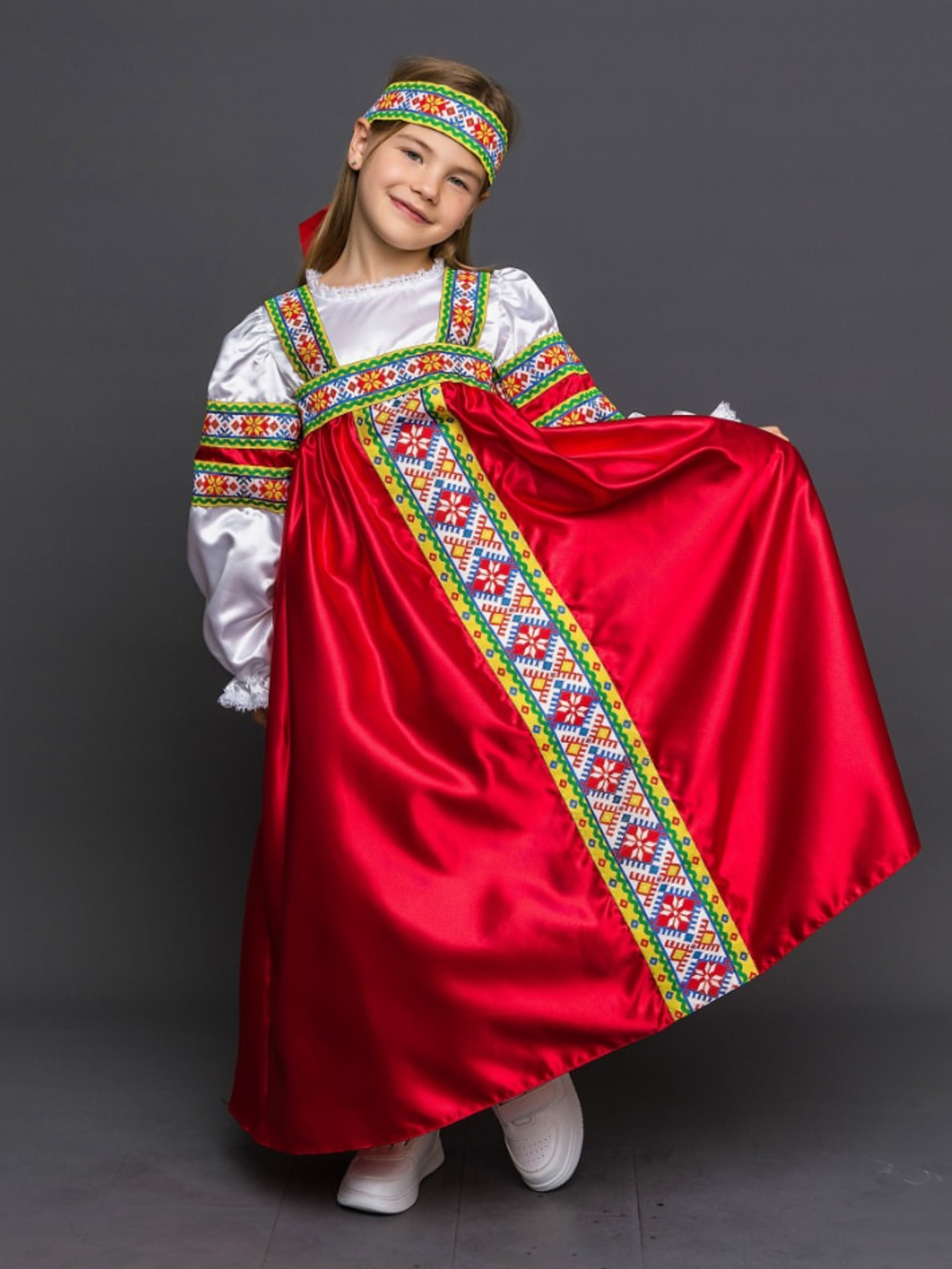 Карнавальный костюм Марьюшка пуговка 2016 к-18 - фото 1