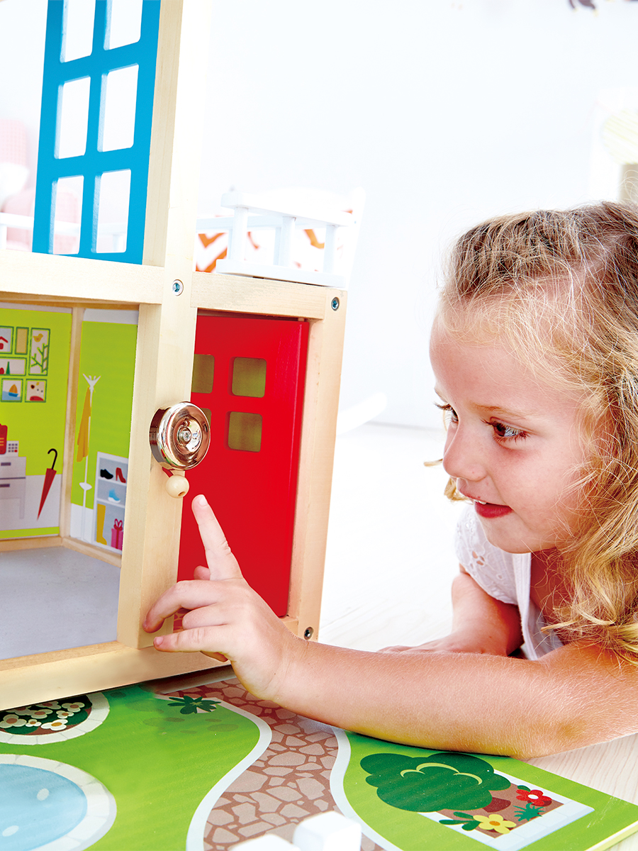 Домик для кукол Hape 72.2 см с мебелью E3405_HP - фото 7