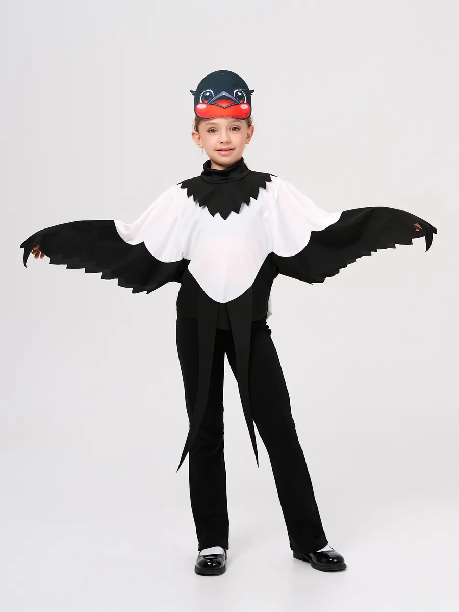 Карнавальный костюм Мой Карнавал m1203-BLK/WHT - фото 1