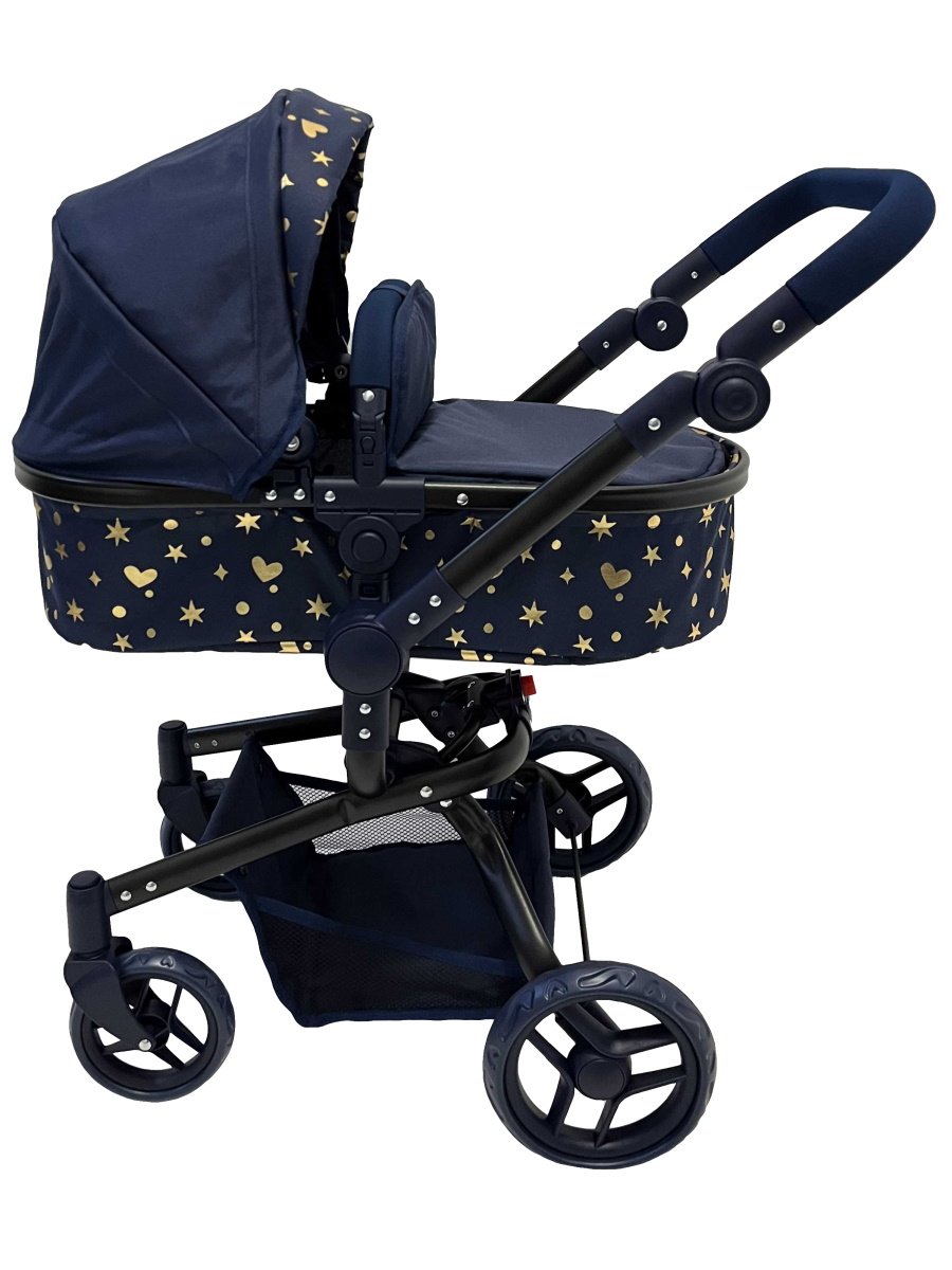 Коляска-трансформер для кукол Рыжий кот 9695-BS - фото 2