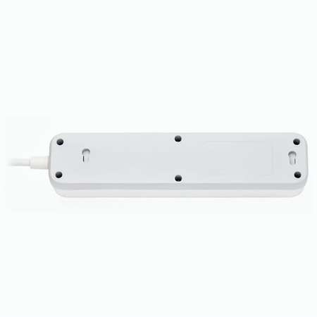 Сетевой фильтр Perfeo POWER STREAM. 2500W. 5.0м. 3 розетки. белый