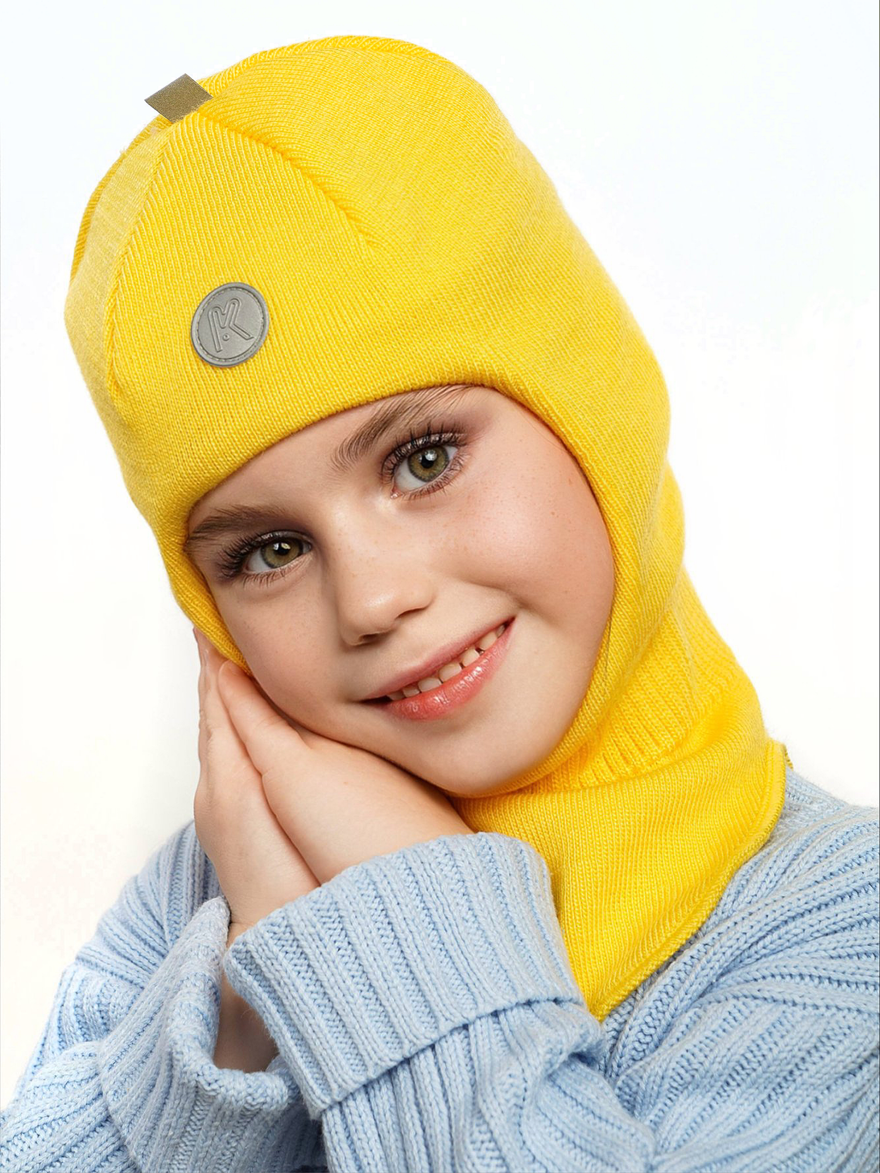 Шапка ПриКиндер U-Sp22547 Цвет: Жёлтый - фото 1
