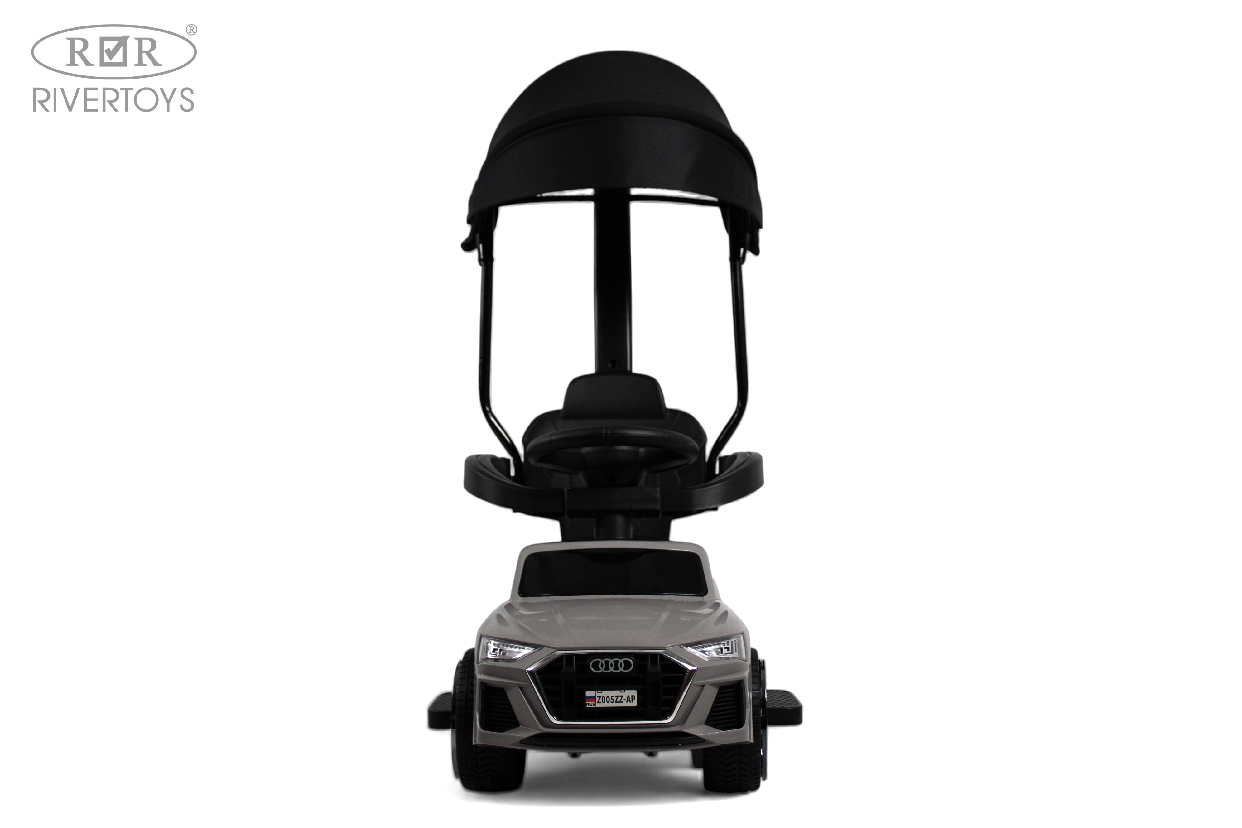 Каталка RIVERTOYS Z005ZZ-AP-GREY серый - фото 3