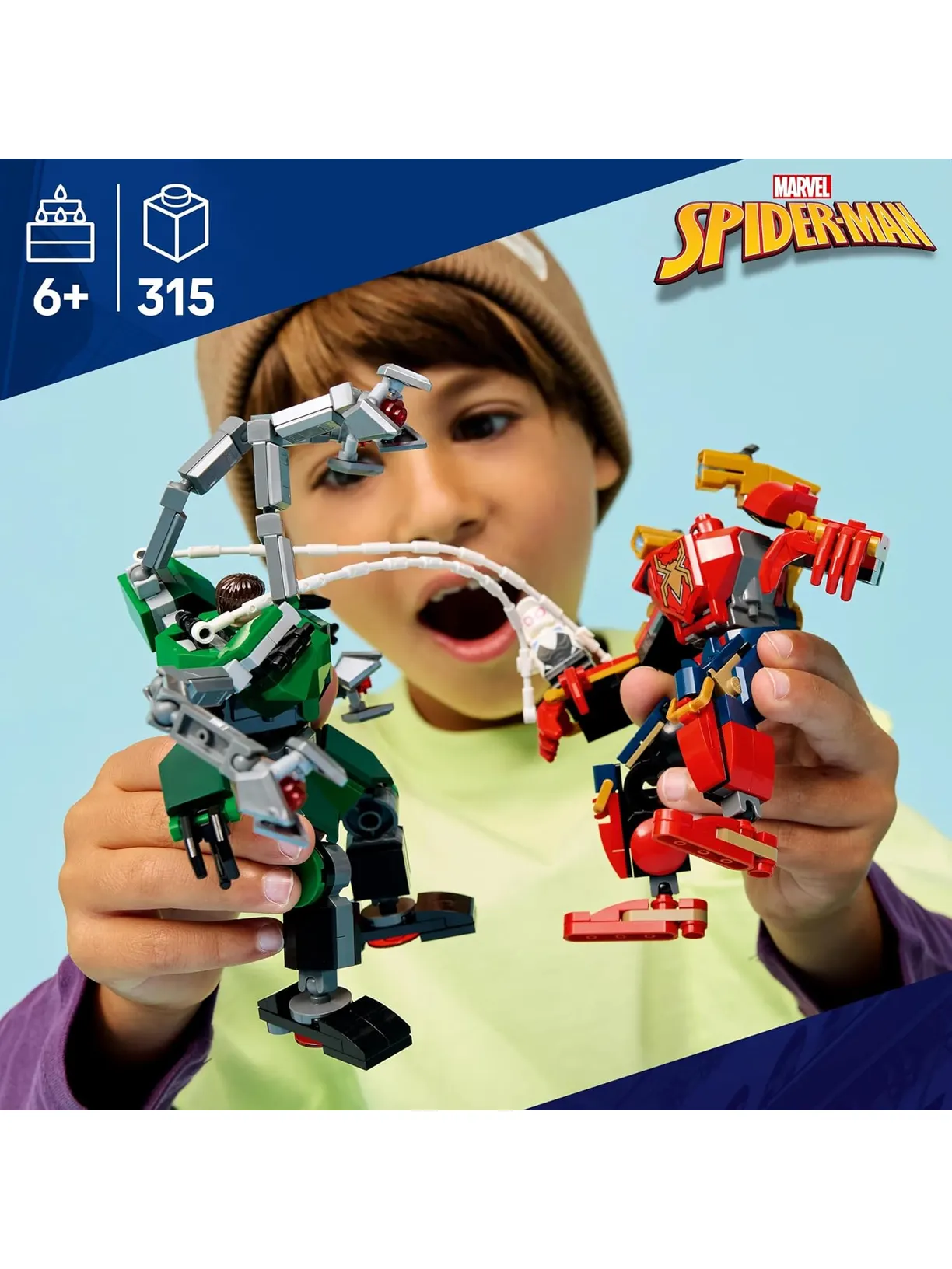 Конструктор LEGO Marvel Super Heroes Человек-паук 315 дет. - фото 9